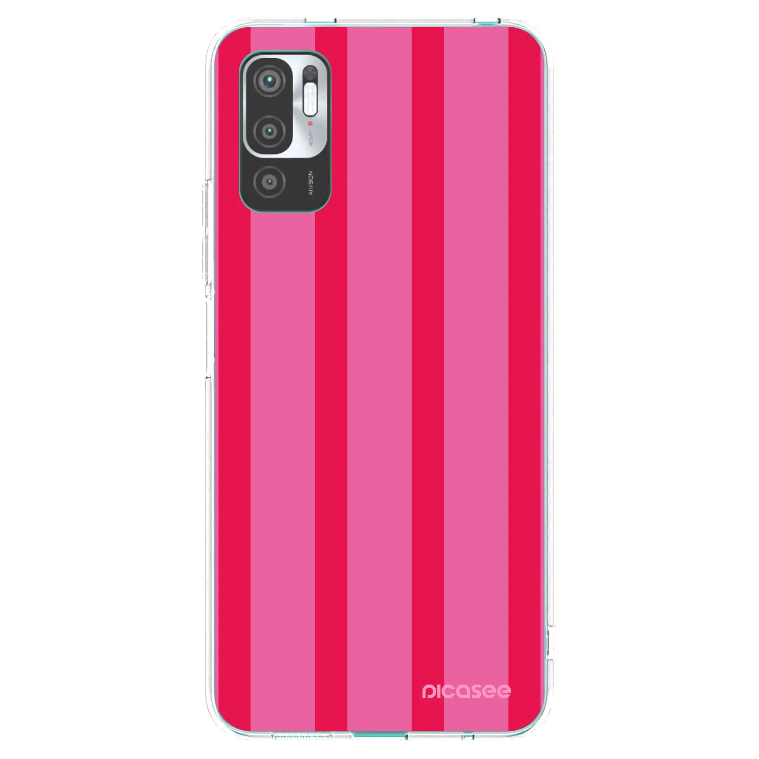 Picasee silikonska prozirna maskica za Xiaomi Redmi Note 10 5G - Hot tropic