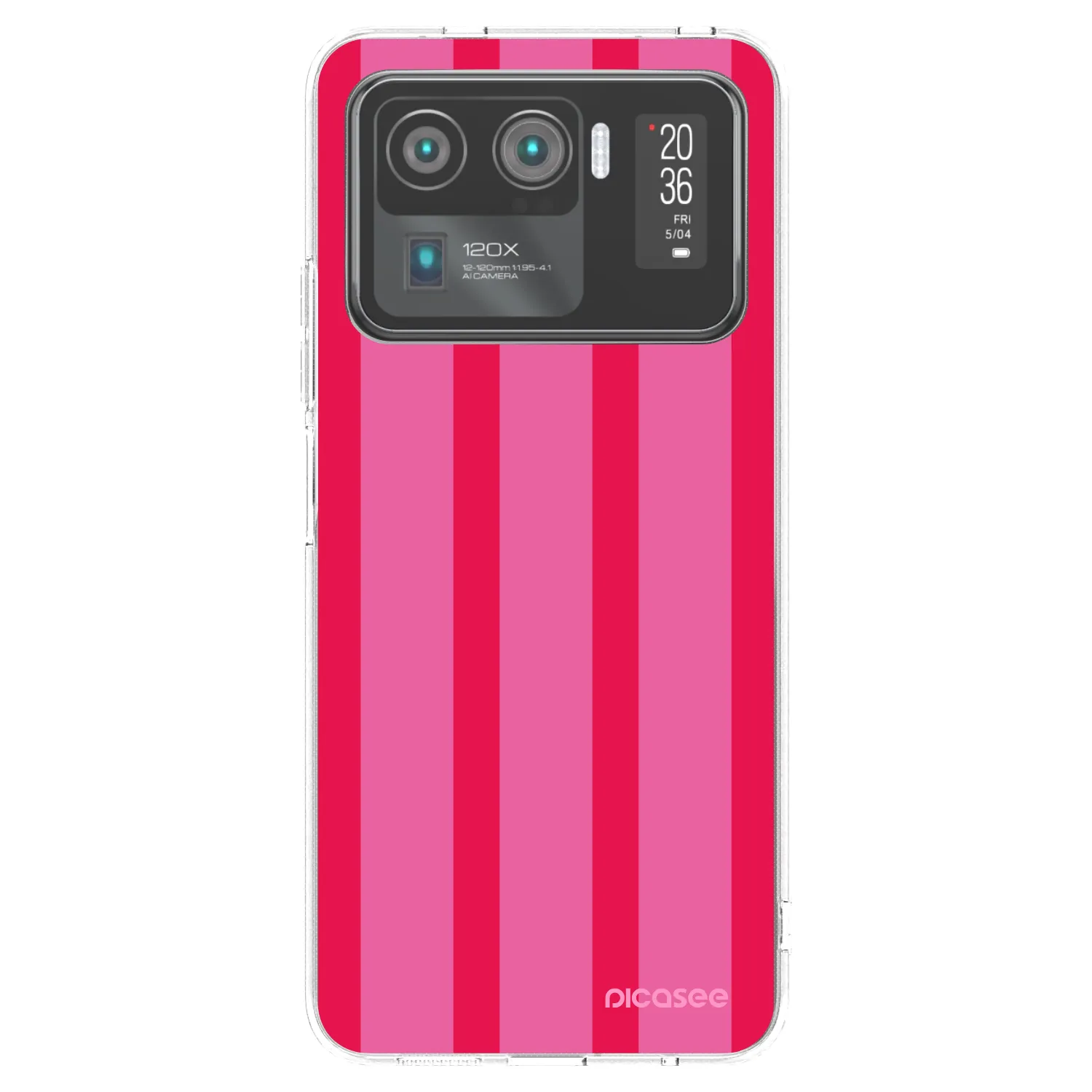 Picasee silikonska prozirna maskica za Xiaomi Mi 11 Ultra - Hot tropic