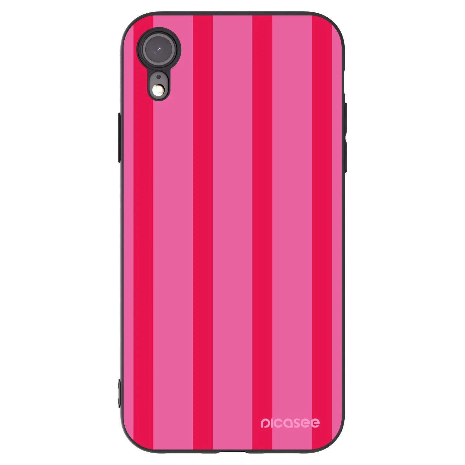 Picasee crna silikonska maskica za Apple iPhone 6 Plus/6S Plus - Hot tropic