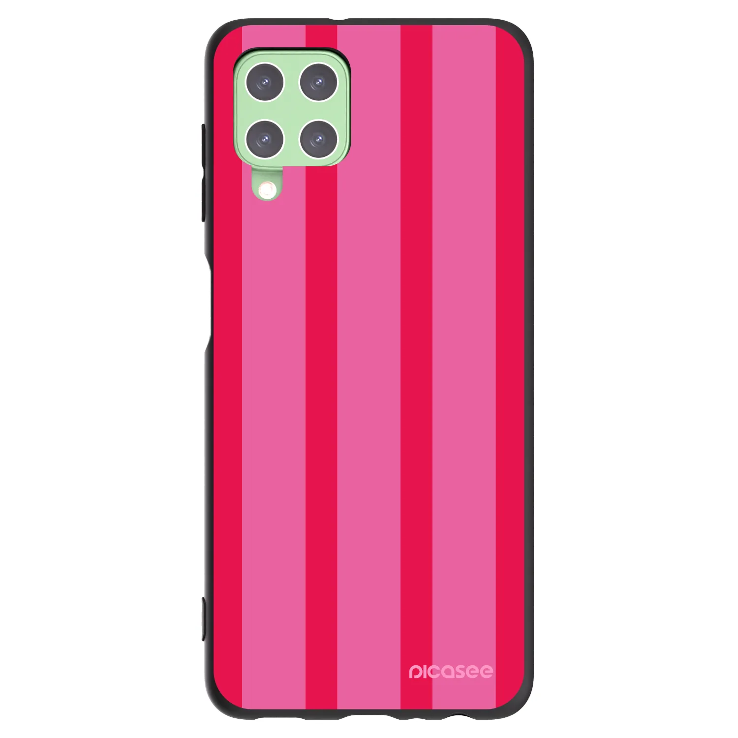 Picasee crna silikonska maskica za Samsung Galaxy A22 A225F 4G - Hot tropic