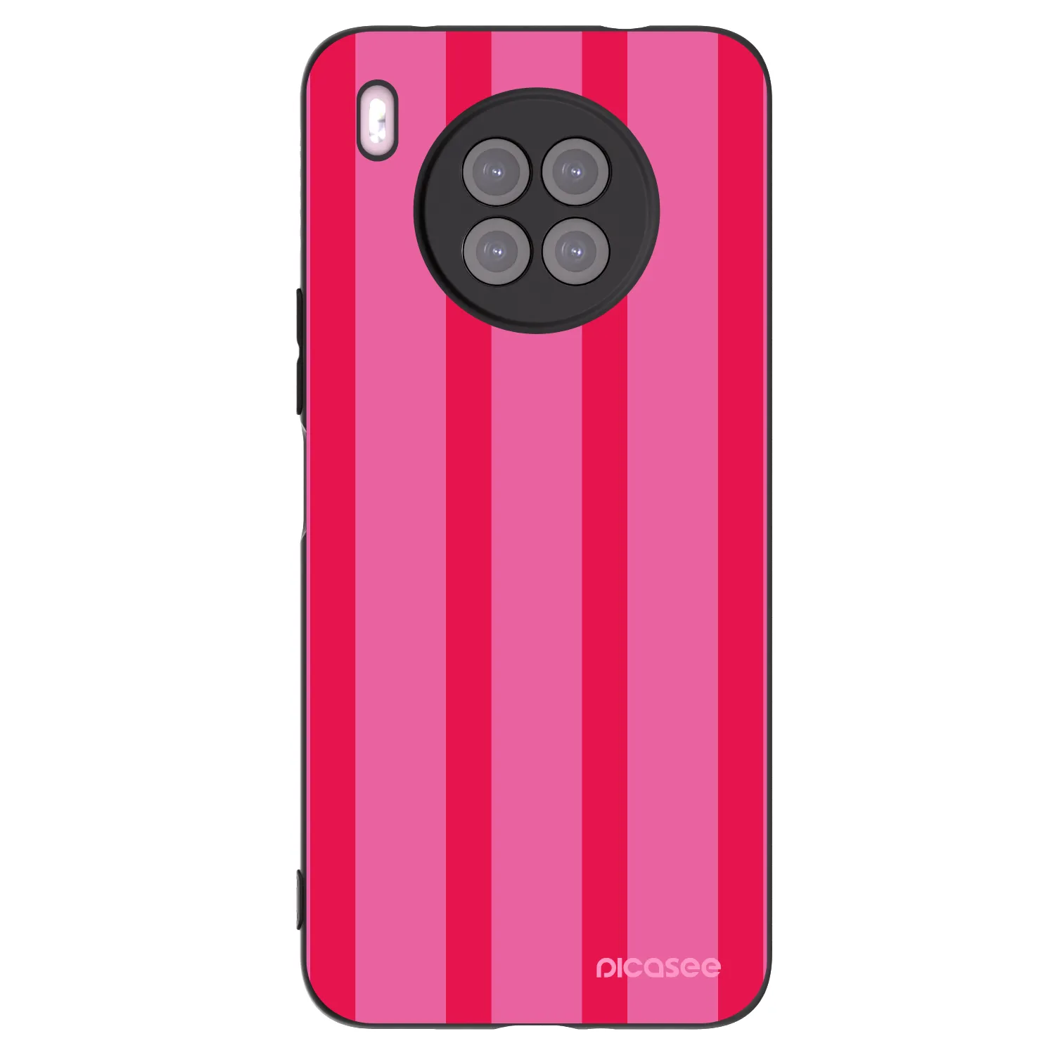 Picasee crna silikonska maskica za Huawei Nova 8i - Hot tropic