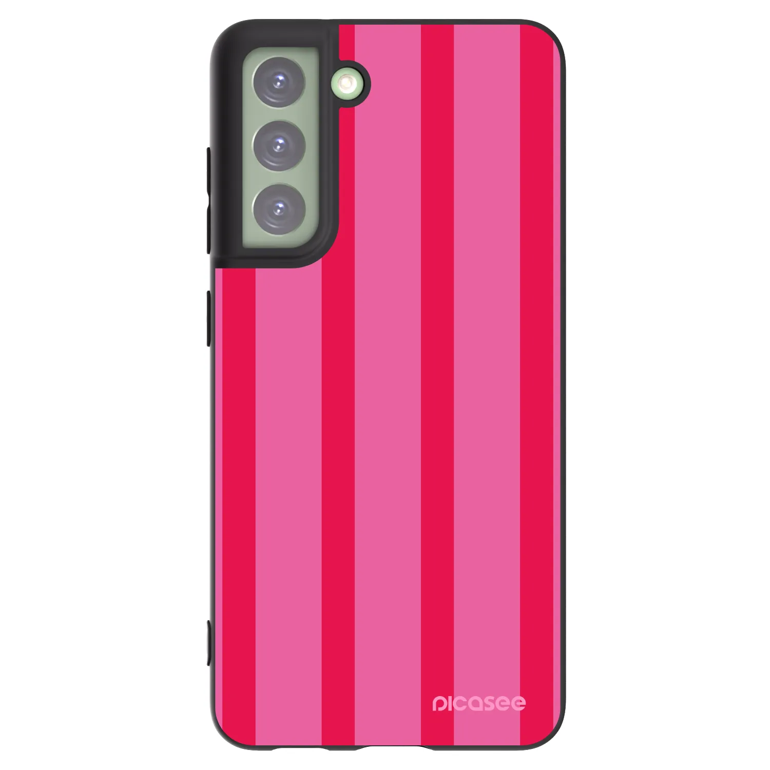 Picasee crna silikonska maskica za Samsung Galaxy S21 FE 5G - Hot tropic