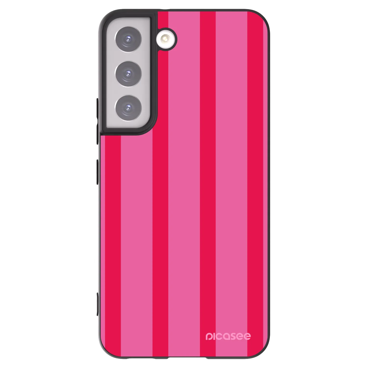 Picasee crna silikonska maskica za Samsung Galaxy S22 5G - Hot tropic
