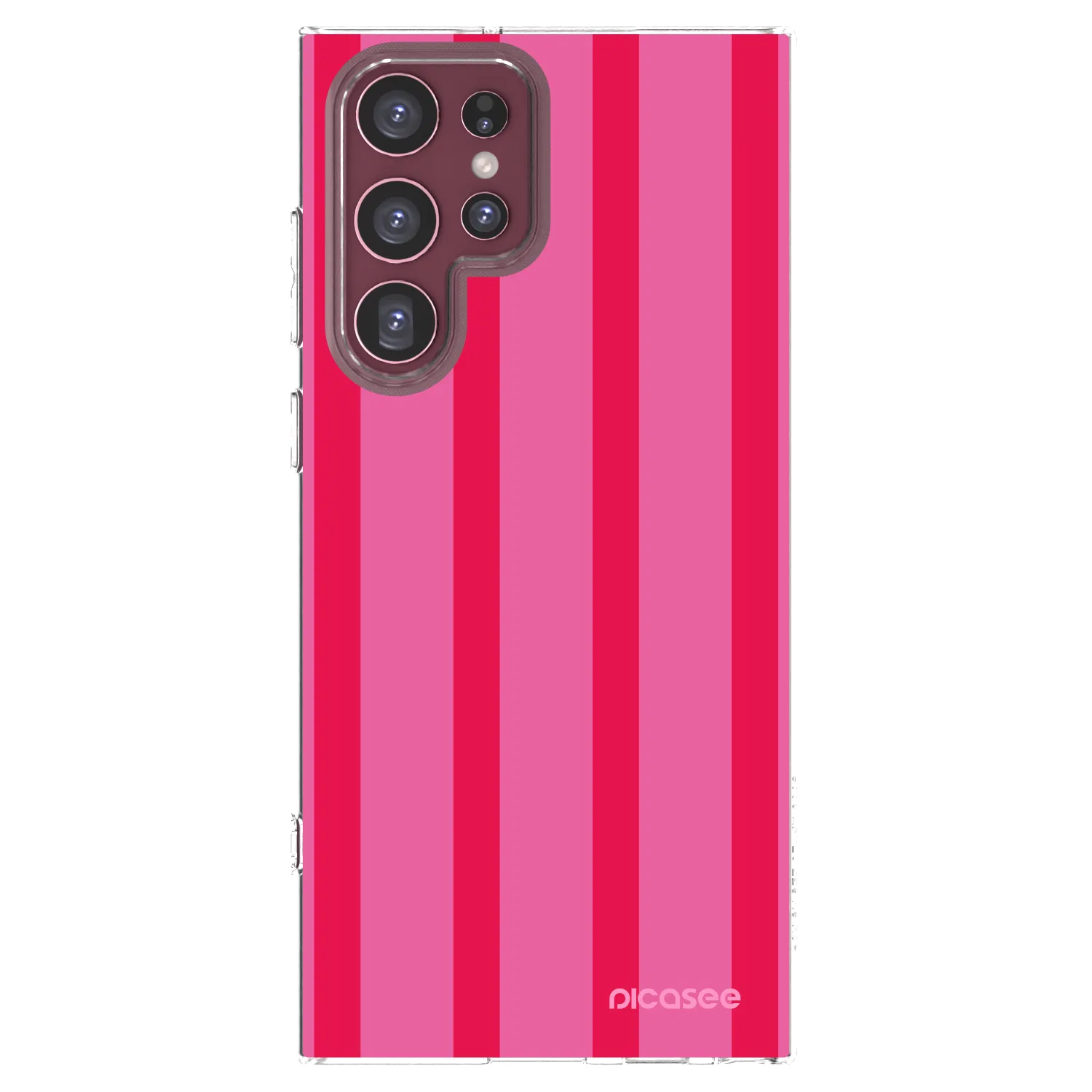 Picasee silikonska prozirna maskica za Samsung Galaxy S22 Ultra 5G - Hot tropic