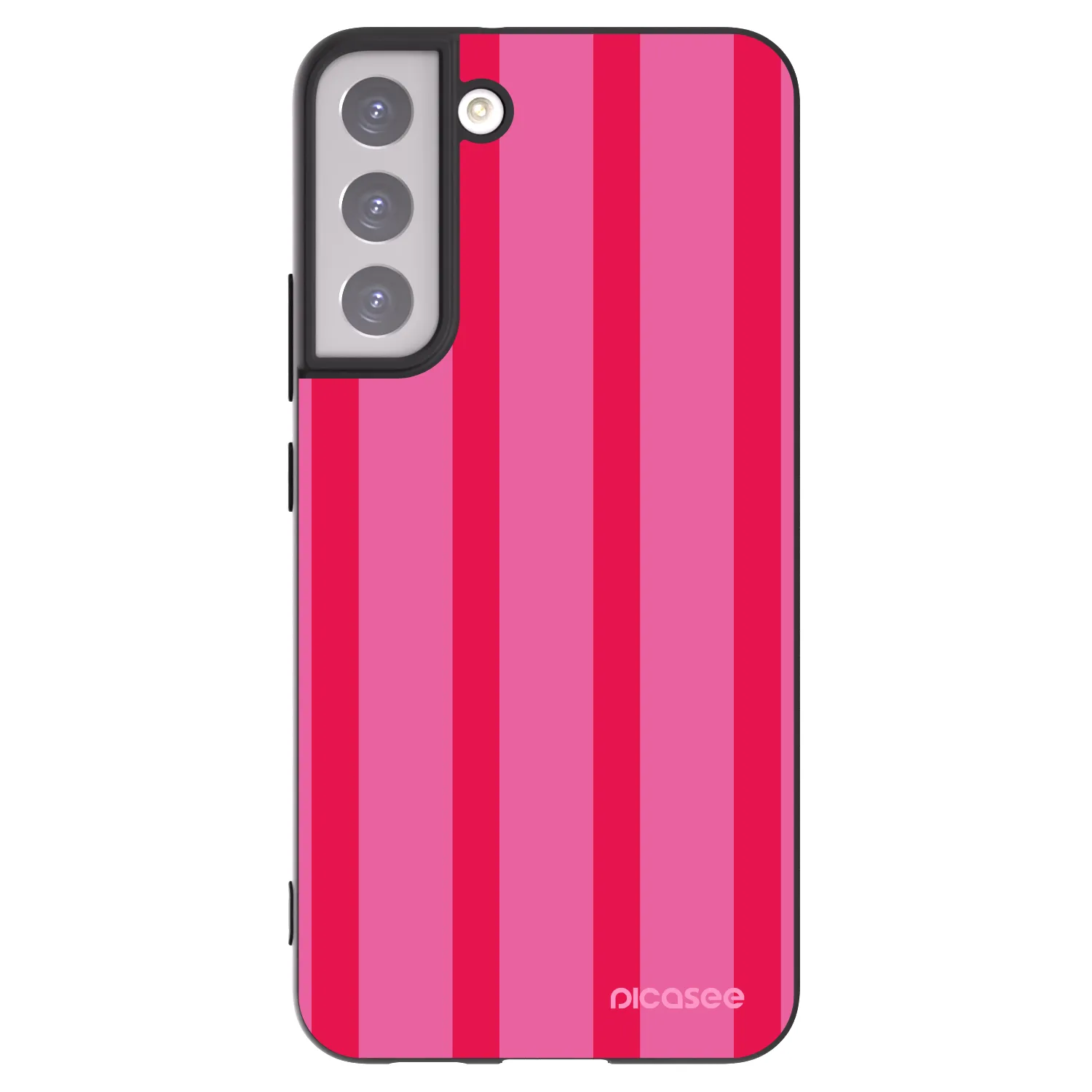 Picasee crna silikonska maskica za Samsung Galaxy S22+ 5G - Hot tropic