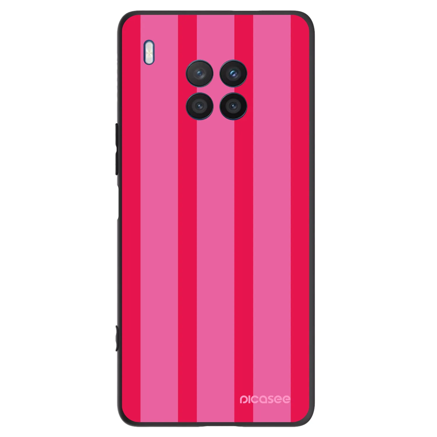 Picasee crna silikonska maskica za Honor 50 Lite - Hot tropic