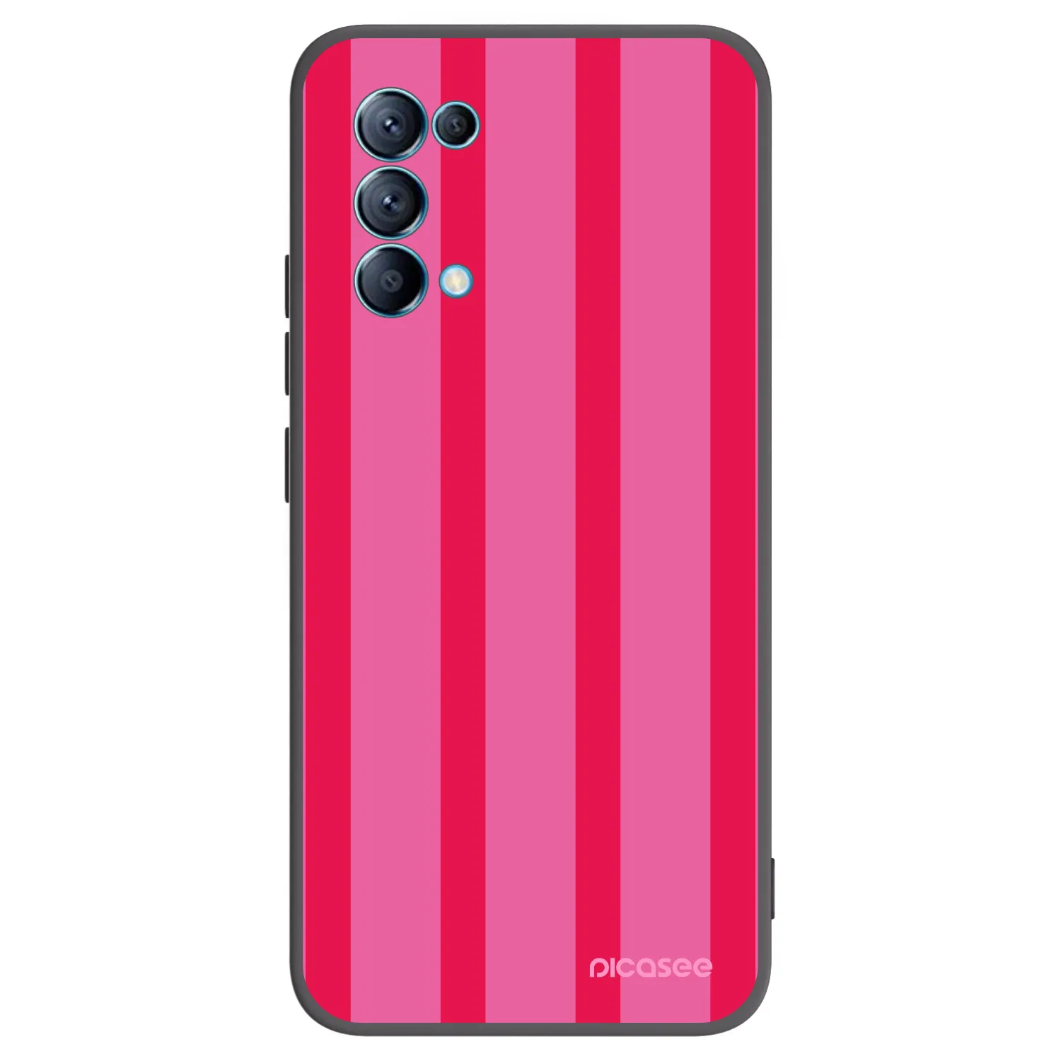 Picasee crna silikonska maskica za OPPO A16s - Hot tropic