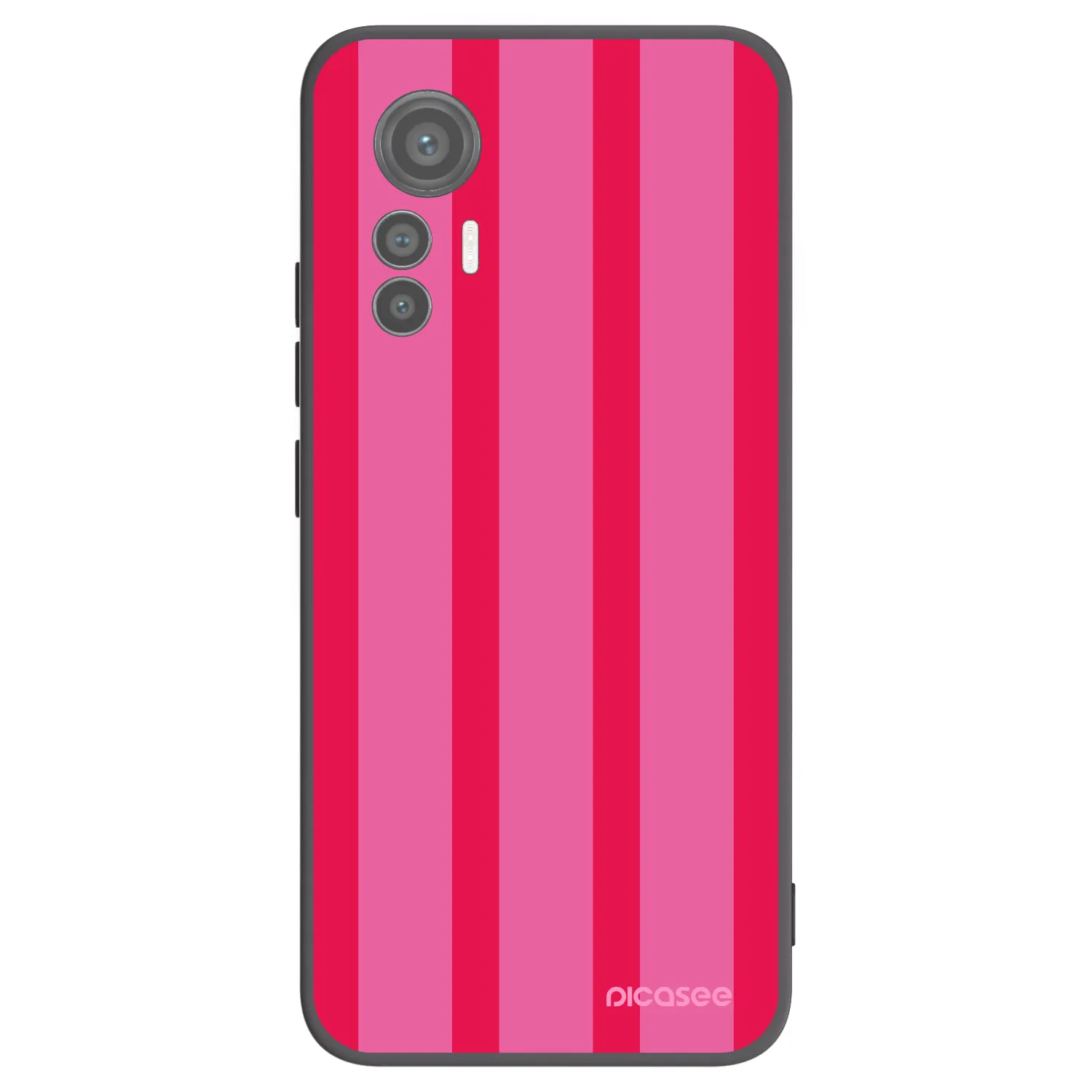 Picasee crna silikonska maskica za Xiaomi 12 Lite - Hot tropic