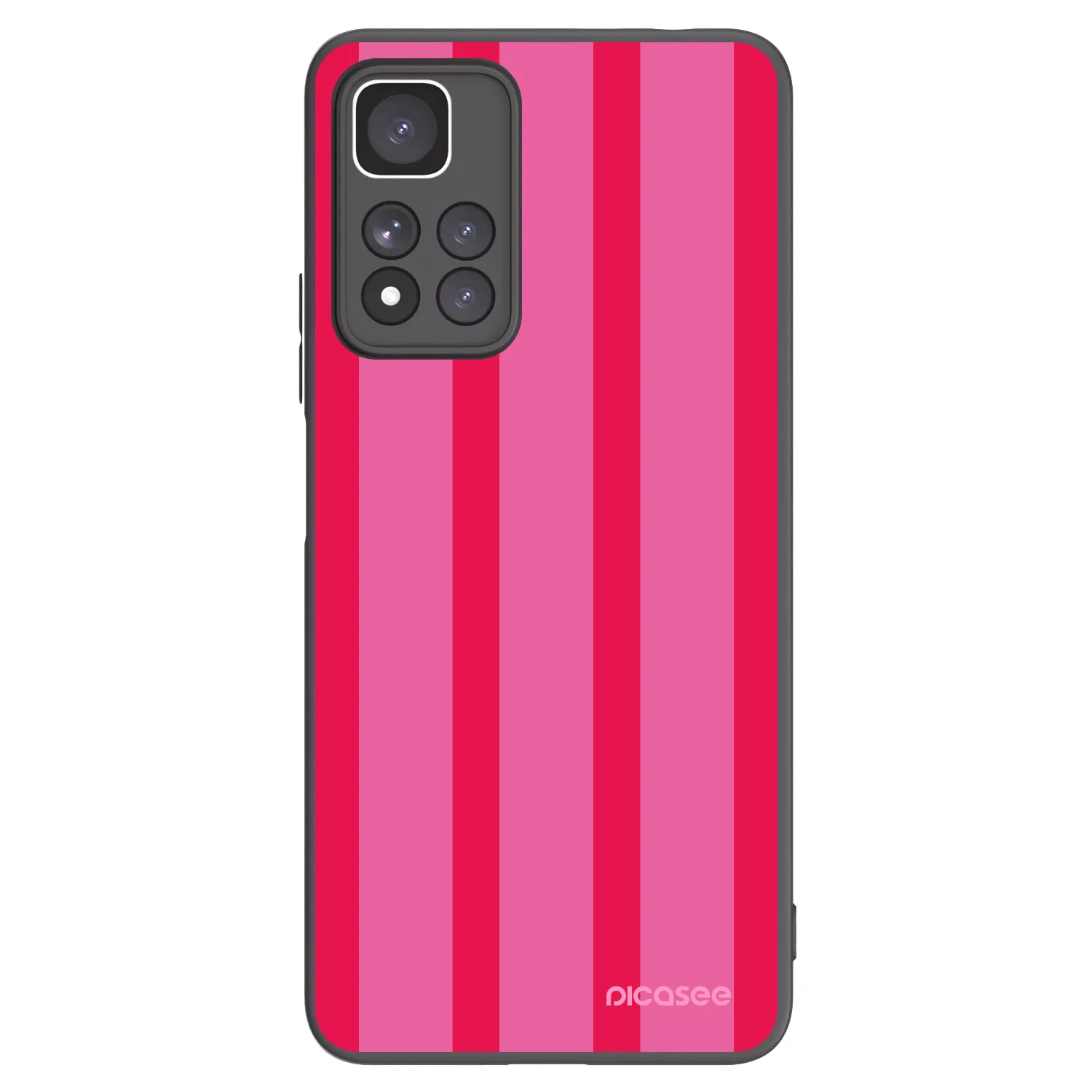 Picasee crna silikonska maskica za Xiaomi Redmi Note 11 Pro+ 5G - Hot tropic