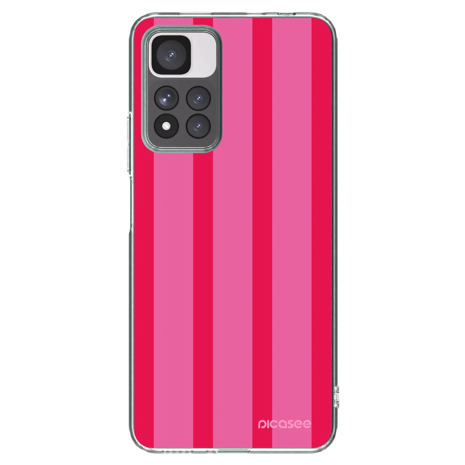 Picasee silikonska prozirna maskica za Xiaomi Redmi Note 11 Pro+ 5G - Hot tropic