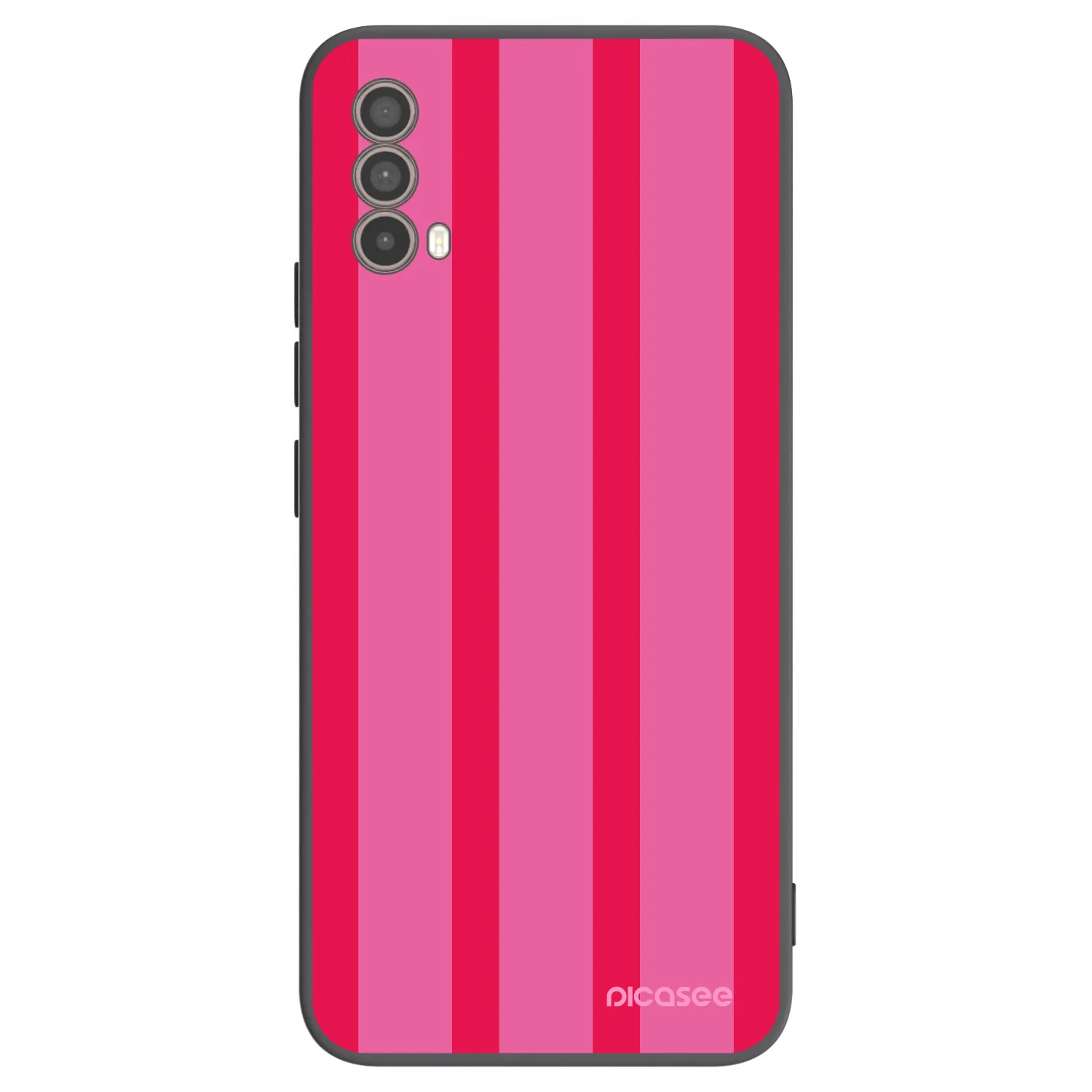 Picasee crna silikonska maskica za Motorola Moto E40 - Hot tropic