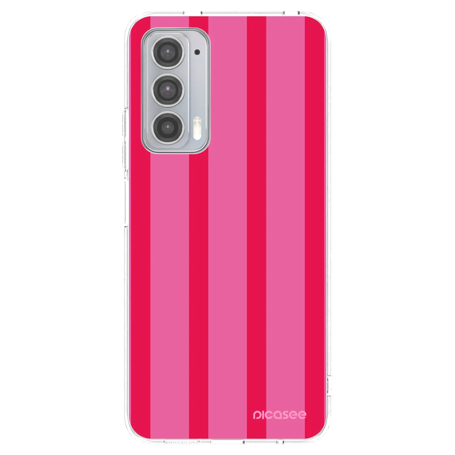 Picasee silikonska prozirna maskica za Motorola Edge 20 - Hot tropic