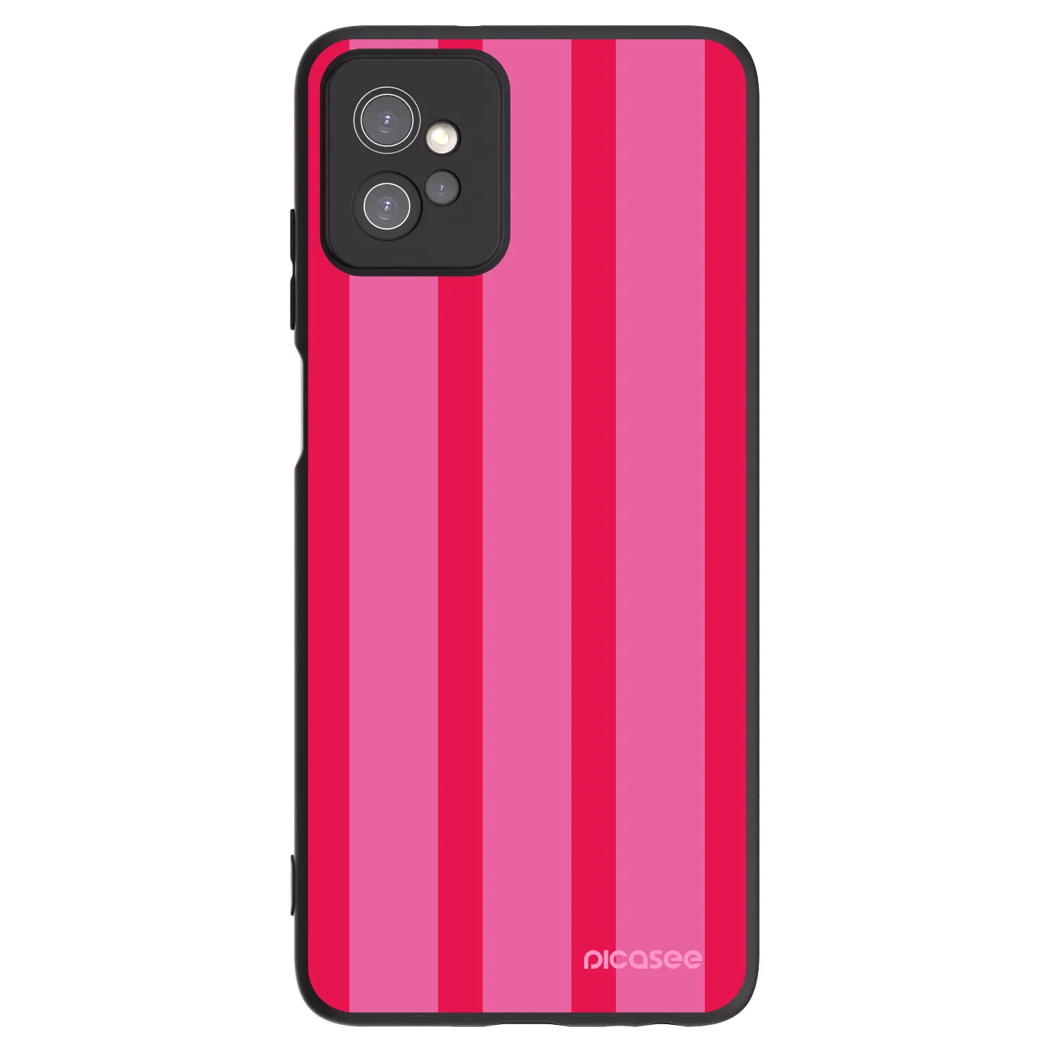 Picasee crna silikonska maskica za Motorola Moto G32 - Hot tropic
