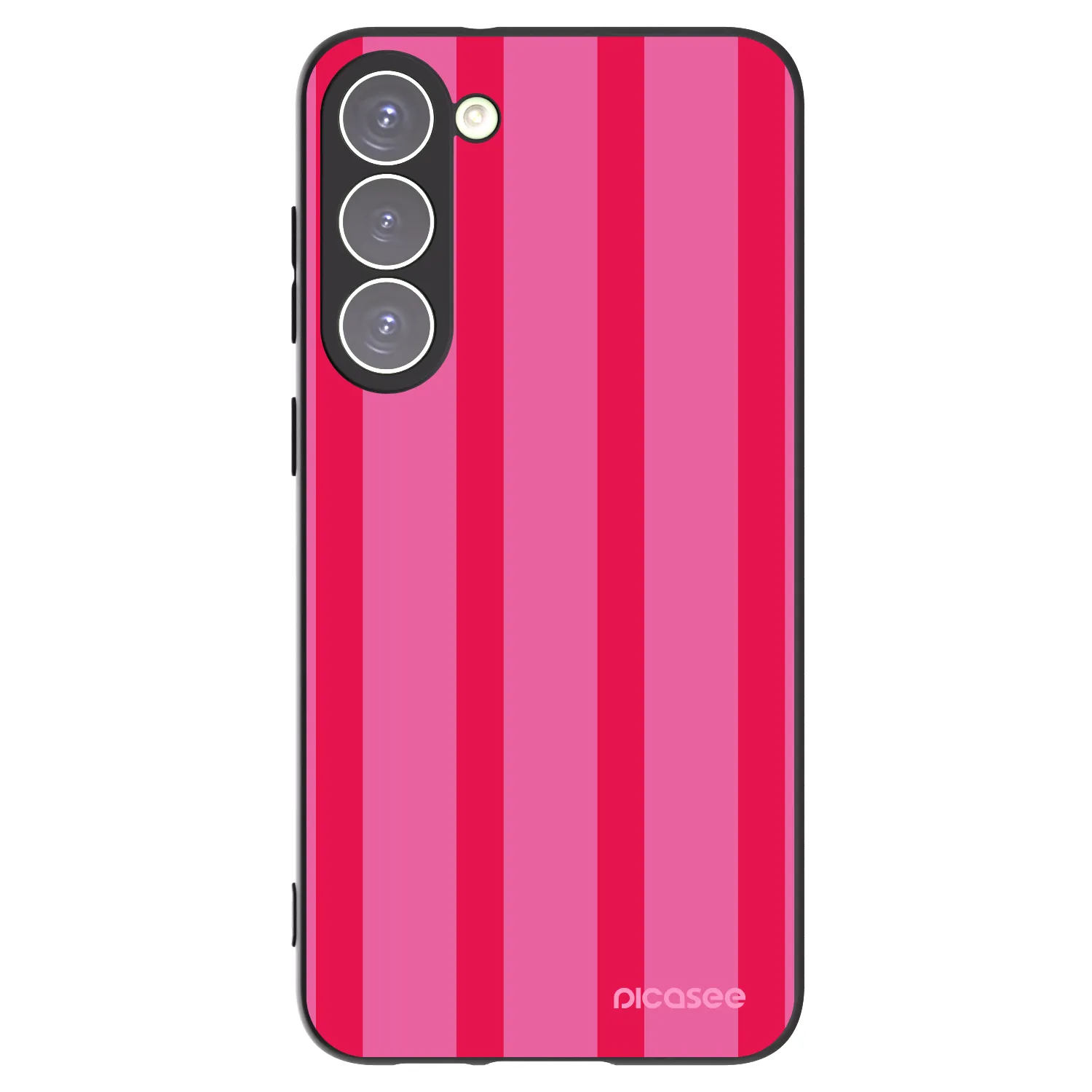 Picasee crna silikonska maskica za Samsung Galaxy S23+ 5G - Hot tropic