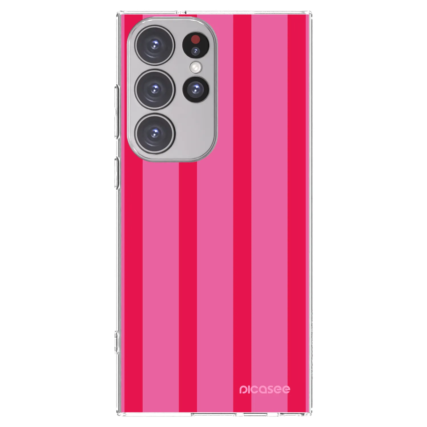Picasee silikonska prozirna maskica za Samsung Galaxy S23 Ultra 5G - Hot tropic