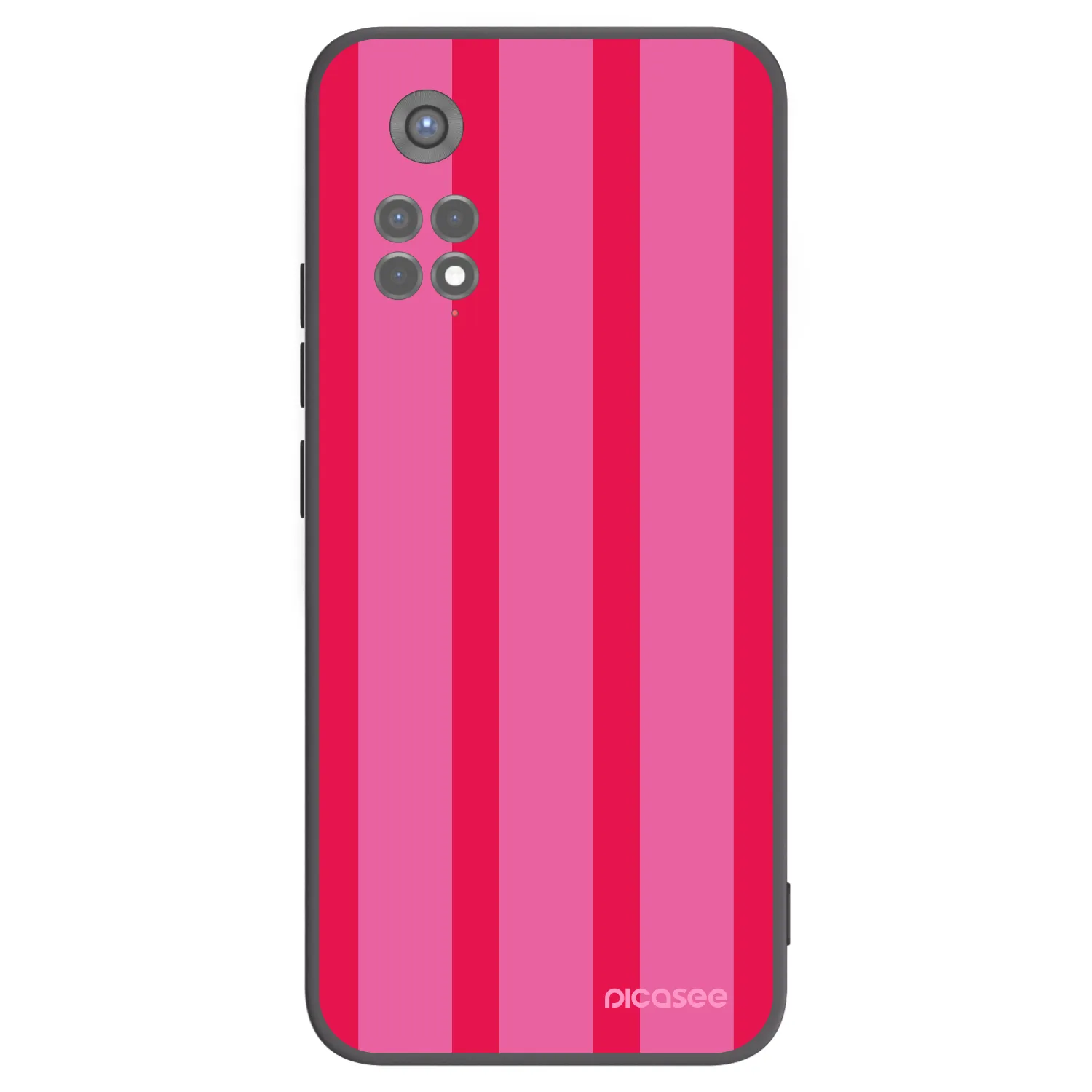 Picasee crna silikonska maskica za Xiaomi Redmi Note 11S 5G - Hot tropic