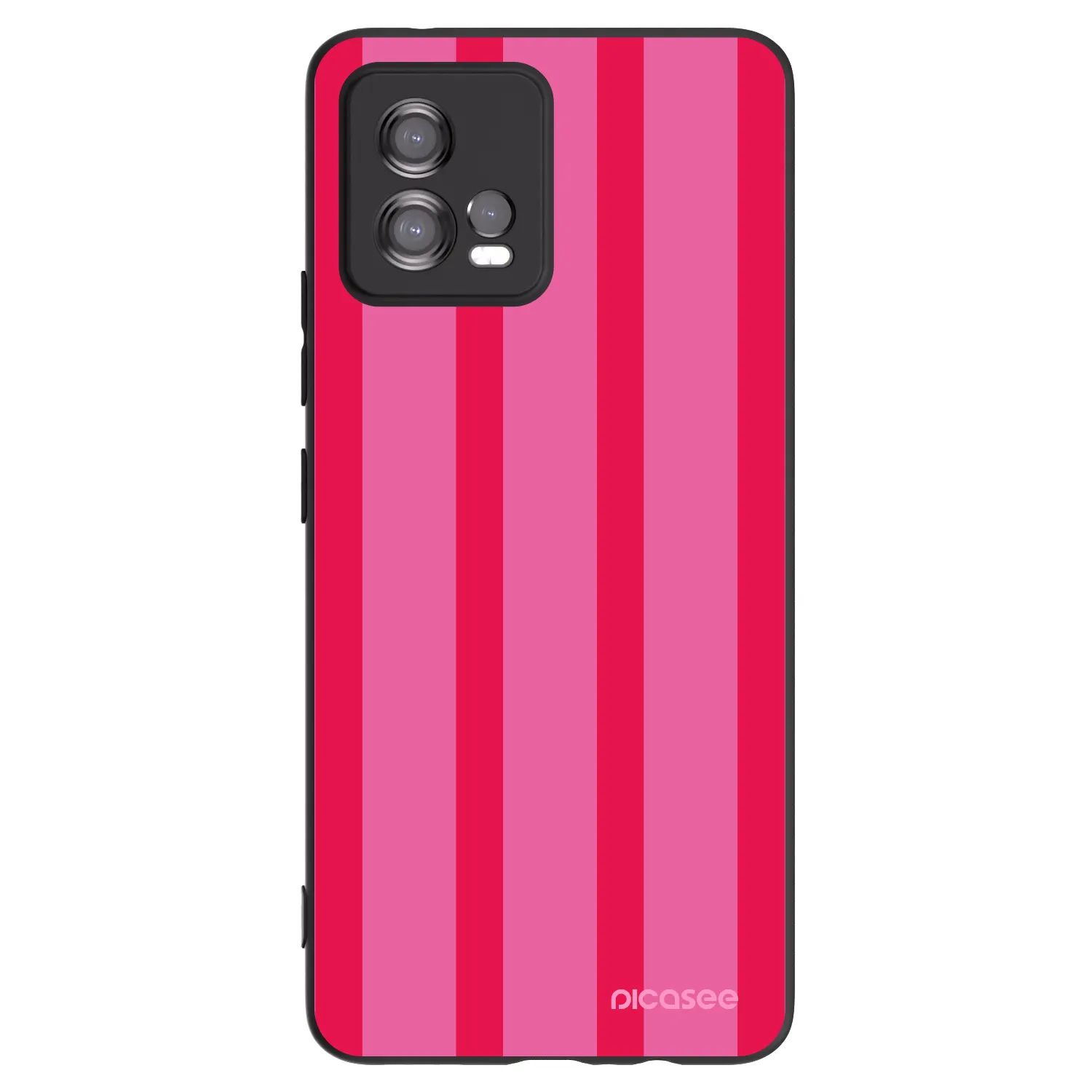 Picasee crna silikonska maskica za Motorola Moto G72 - Hot tropic