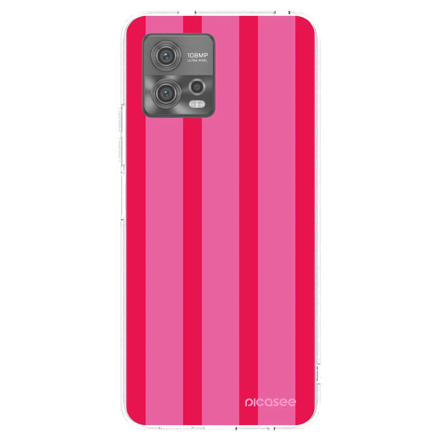 Picasee silikonska prozirna maskica za Motorola Moto G72 - Hot tropic