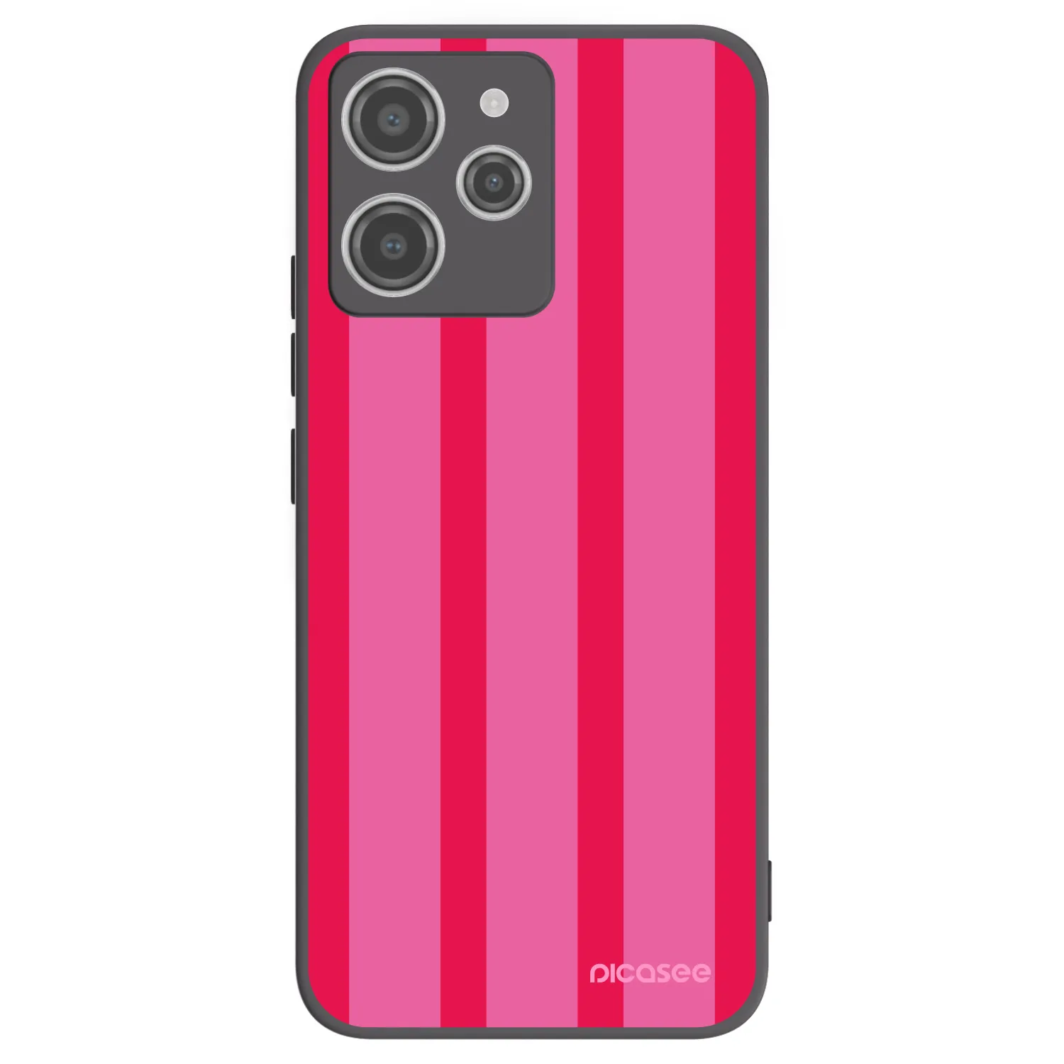 Picasee crna silikonska maskica za Xiaomi Redmi 12 4G - Hot tropic