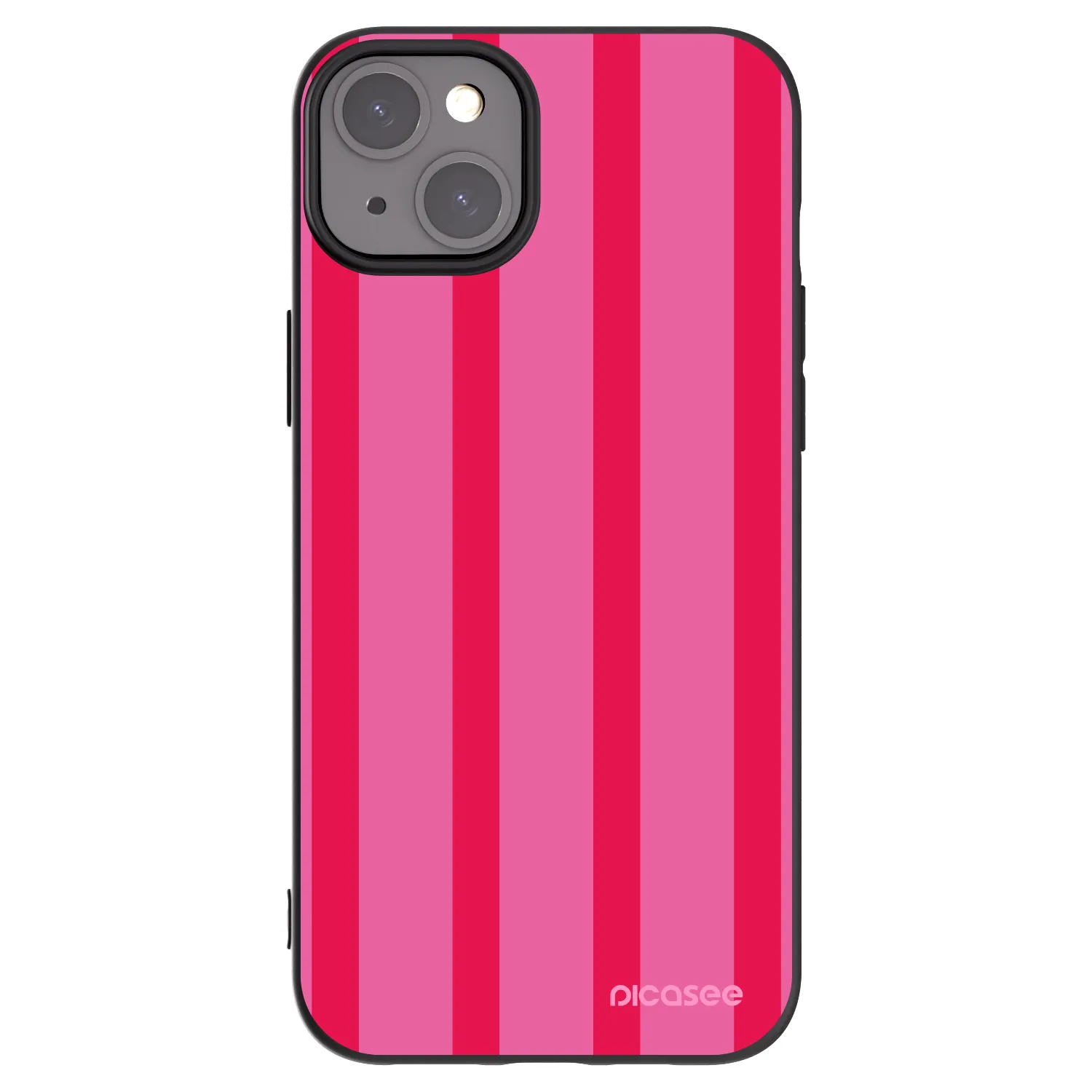 Picasee crna silikonska maskica za Apple iPhone 15 Plus - Hot tropic