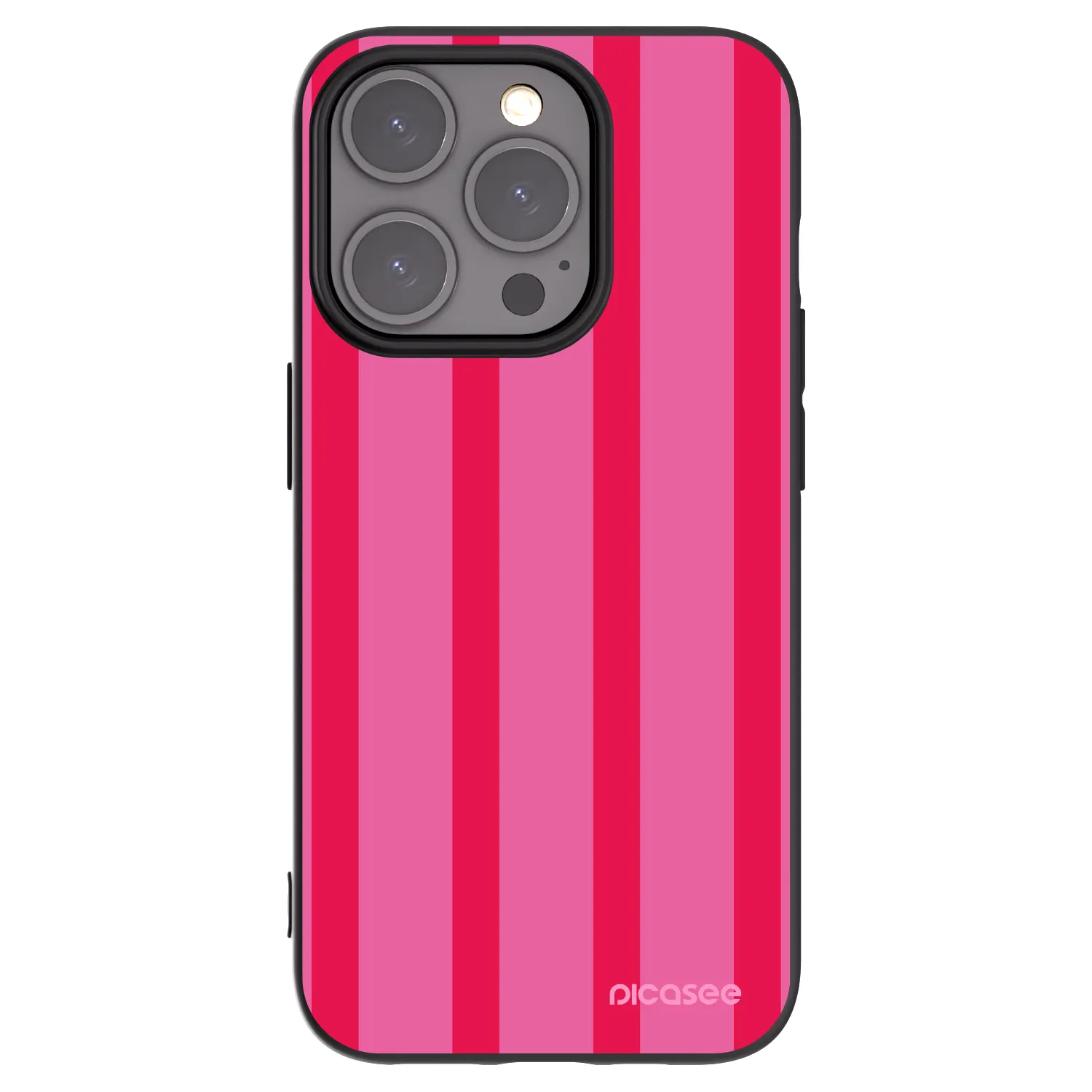 Picasee crna silikonska maskica za Apple iPhone 15 Pro - Hot tropic