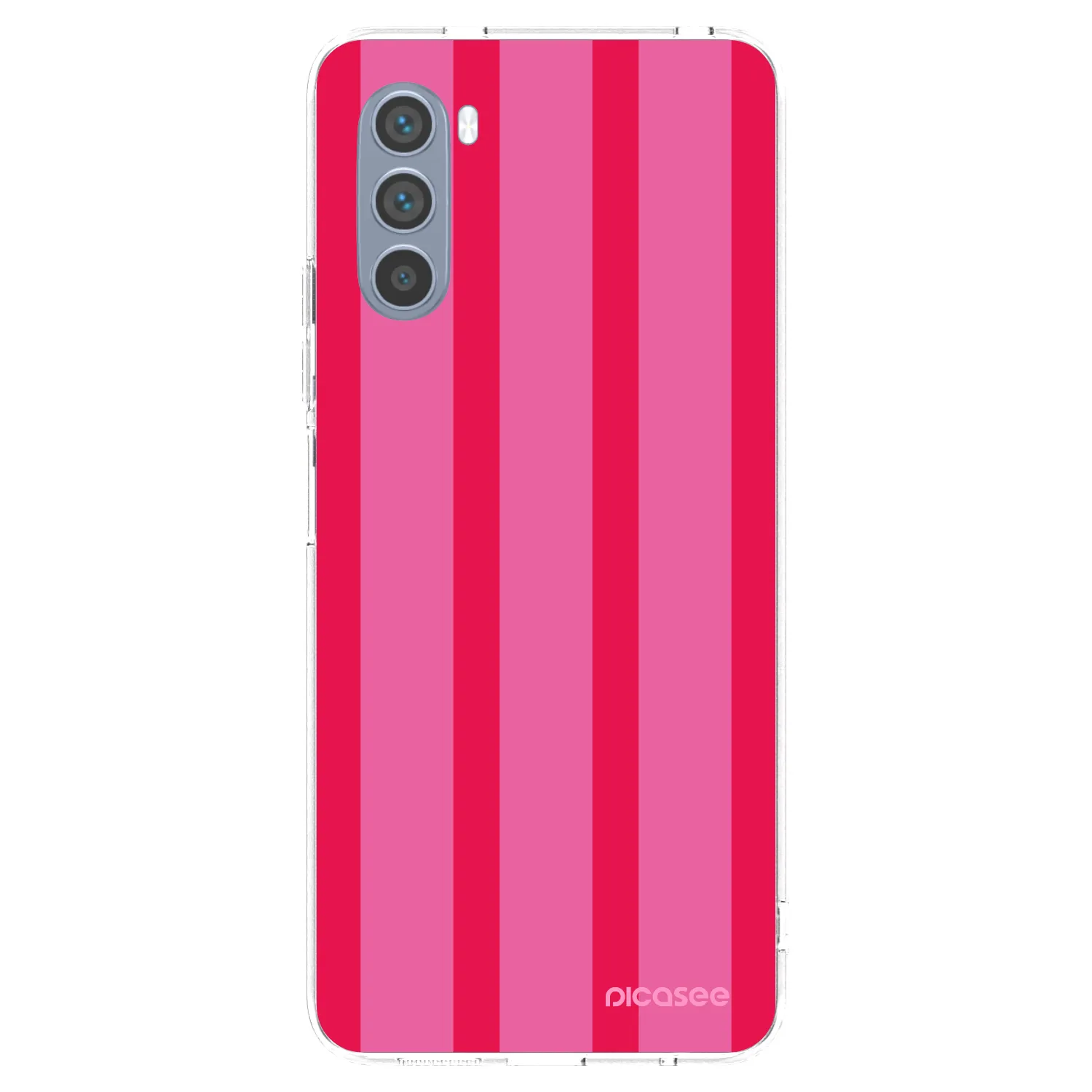 Picasee silikonska prozirna maskica za Motorola Moto G62 - Hot tropic