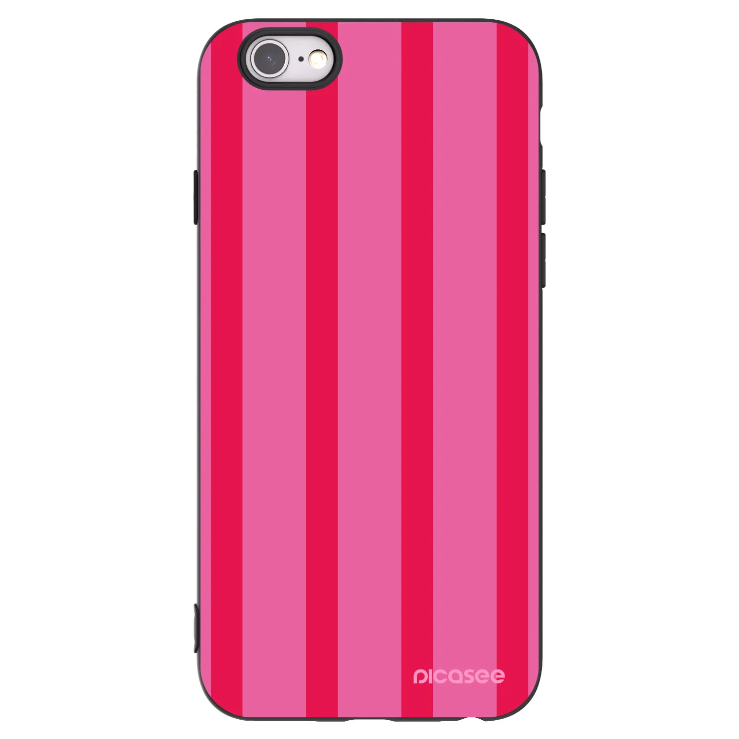 Picasee crna silikonska maskica za Apple iPhone 6/6S - Hot tropic