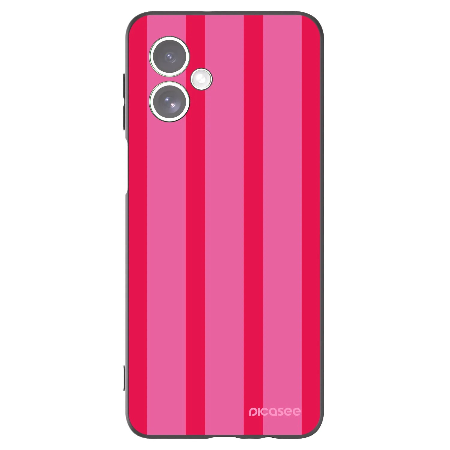 Picasee crna silikonska maskica za Motorola Moto G54 5G - Hot tropic