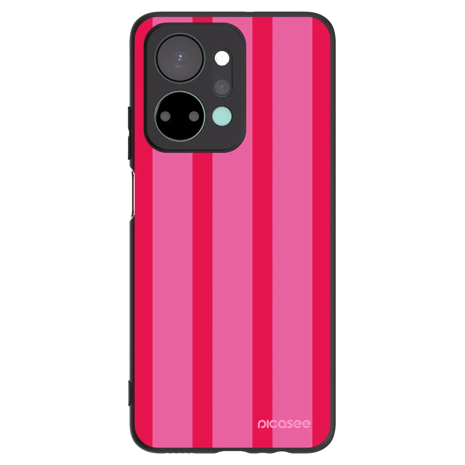 Picasee crna silikonska maskica za Honor X7a - Hot tropic