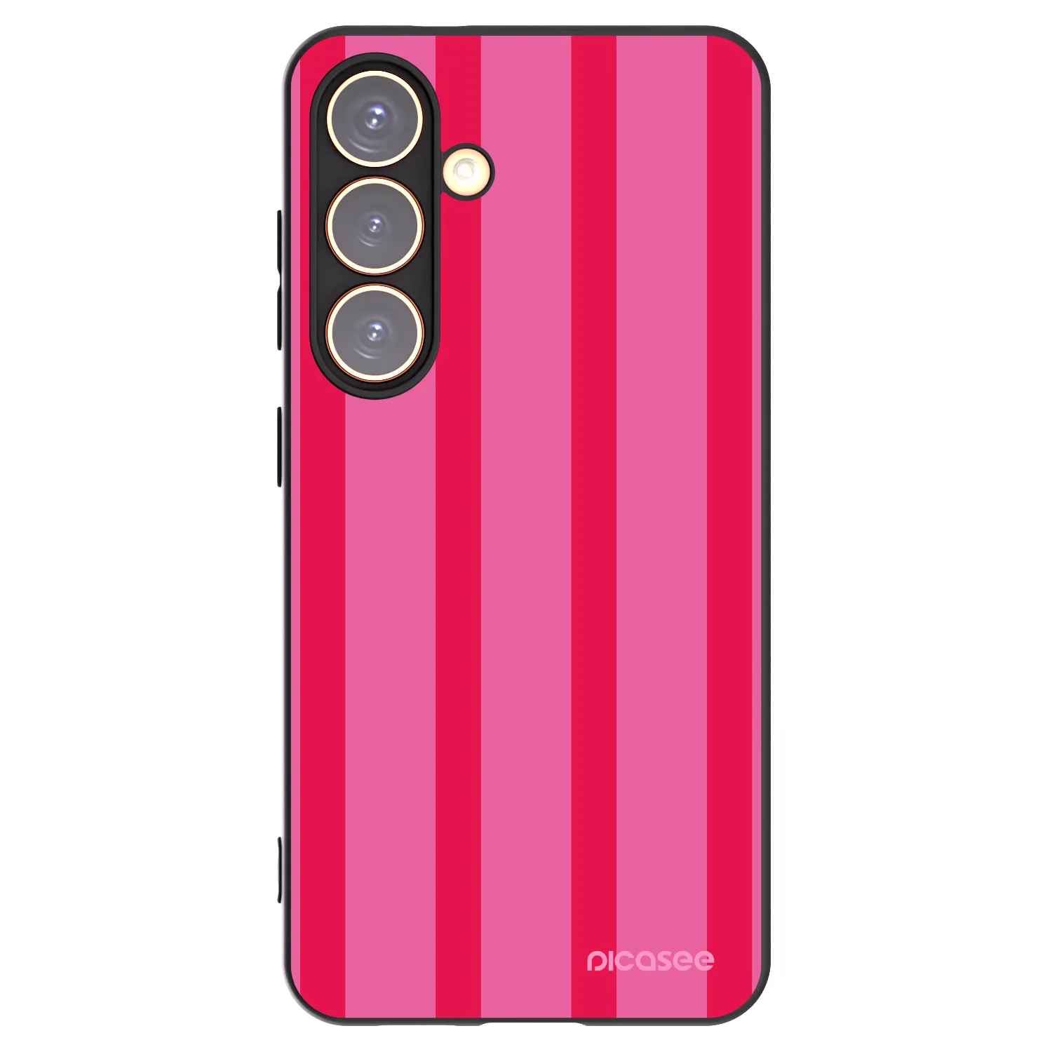 Picasee crna silikonska maskica za Samsung Galaxy S24 S921B 5G - Hot tropic