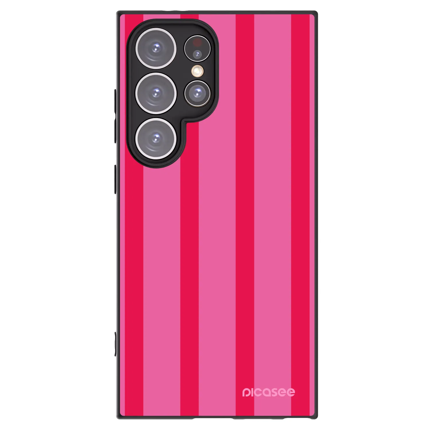 Picasee crna silikonska maskica za Samsung Galaxy S24 Ultra S928B 5G - Hot tropic