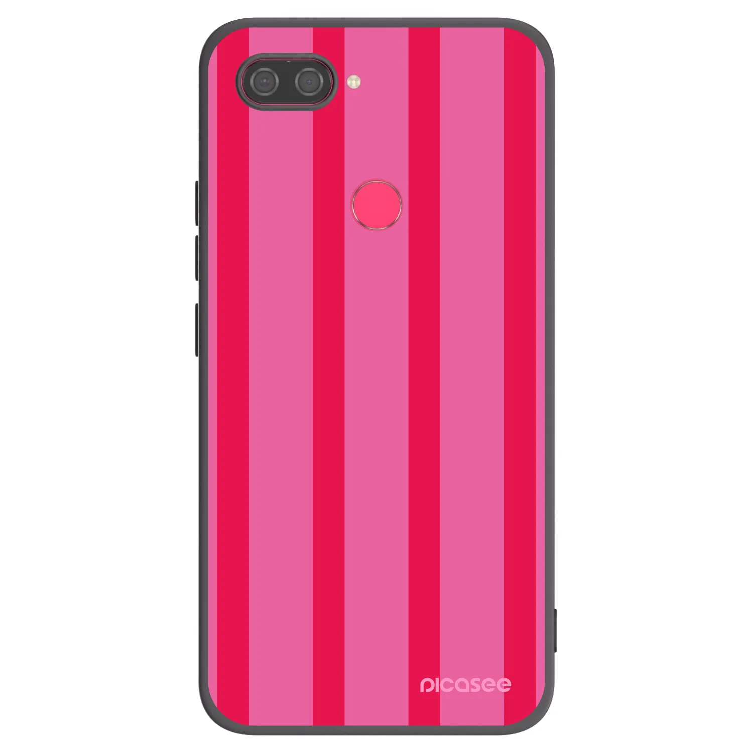 Picasee crna silikonska maskica za Xiaomi Mi 8 Lite - Hot tropic