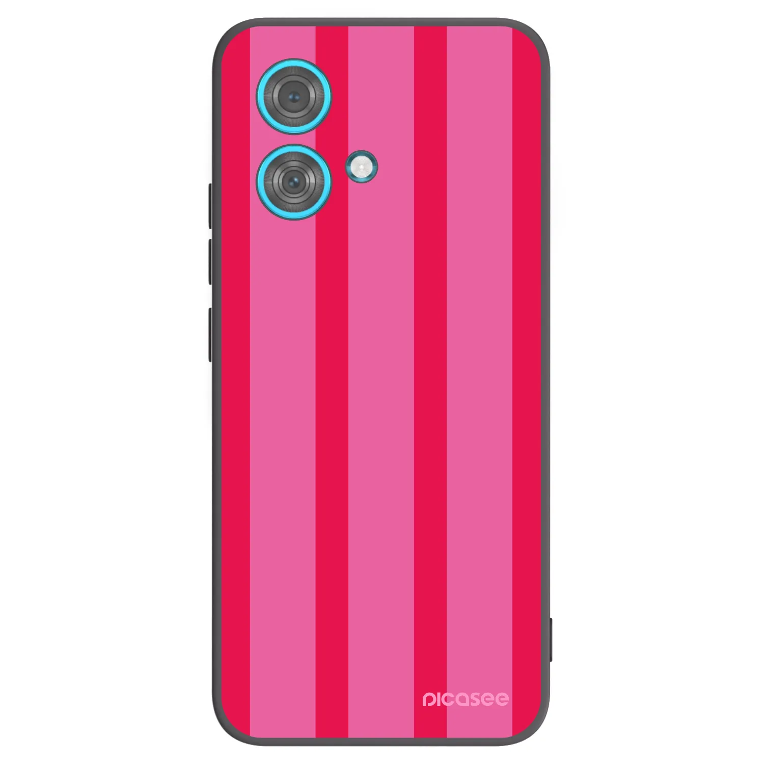 Picasee crna silikonska maskica za Motorola Edge 40 Neo - Hot tropic