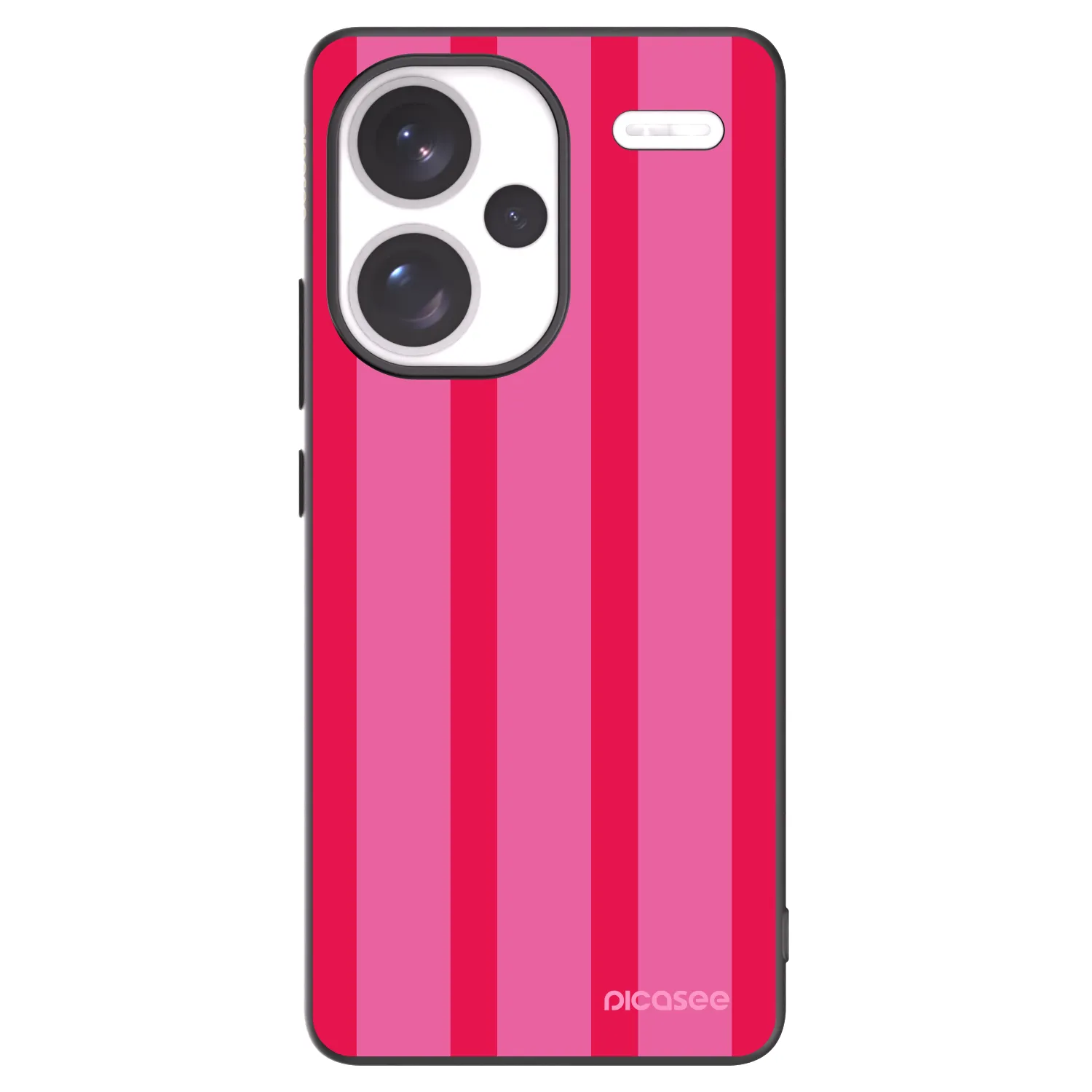 Picasee crna silikonska maskica za Xiaomi Redmi Note 13 Pro+ 5G - Hot tropic