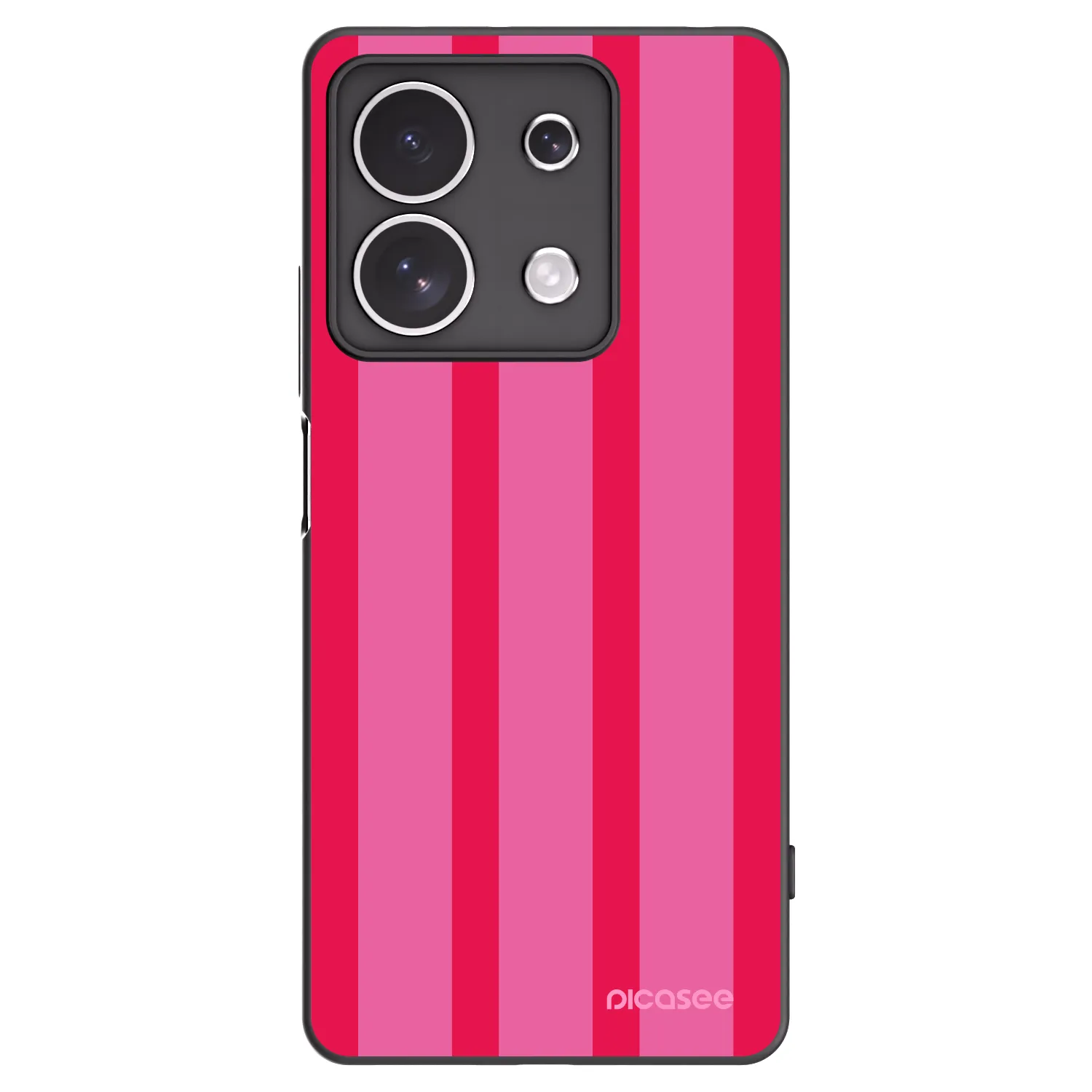 Picasee crna silikonska maskica za Xiaomi Redmi Note 13 4G - Hot tropic