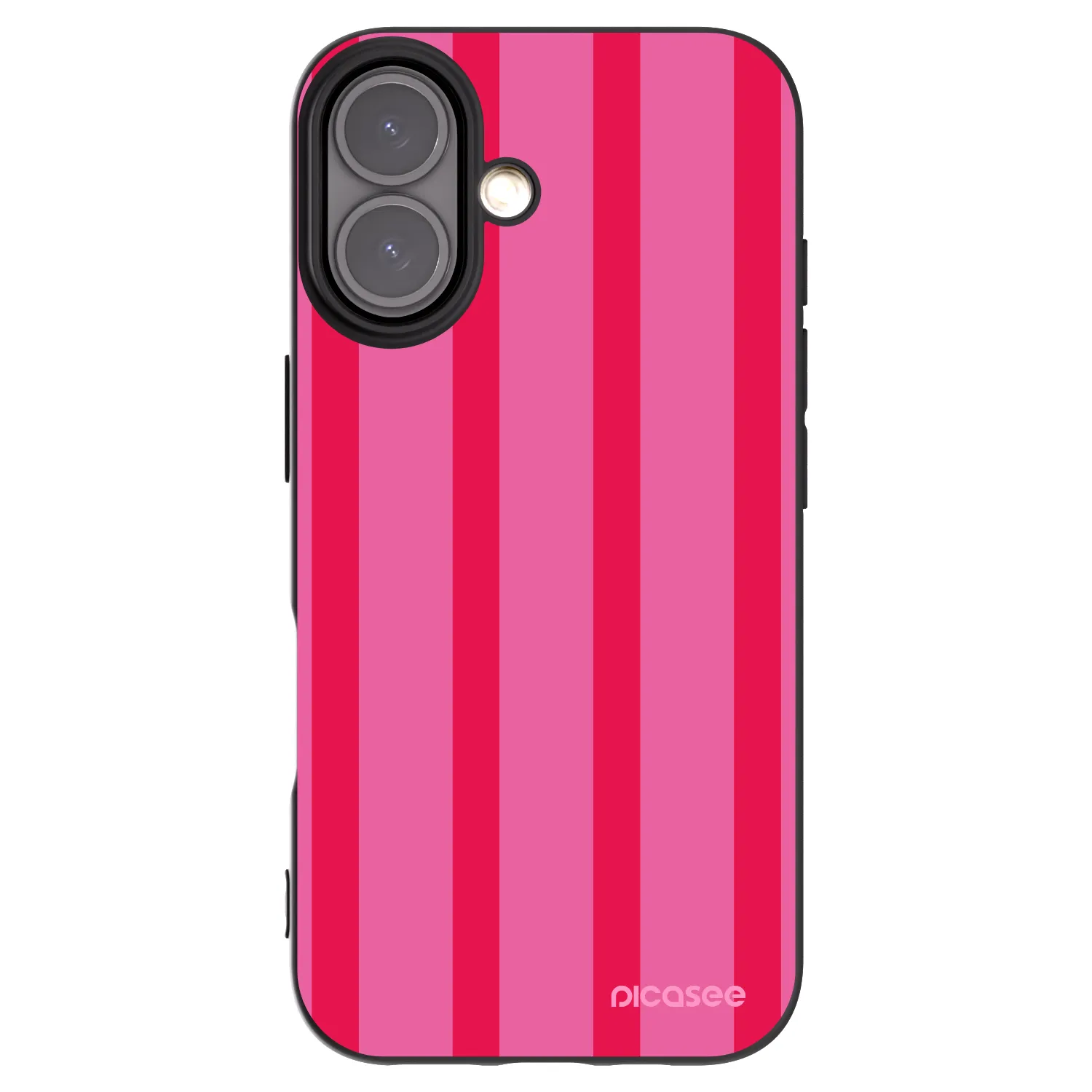 Picasee crna silikonska maskica za Apple iPhone 16 - Hot tropic