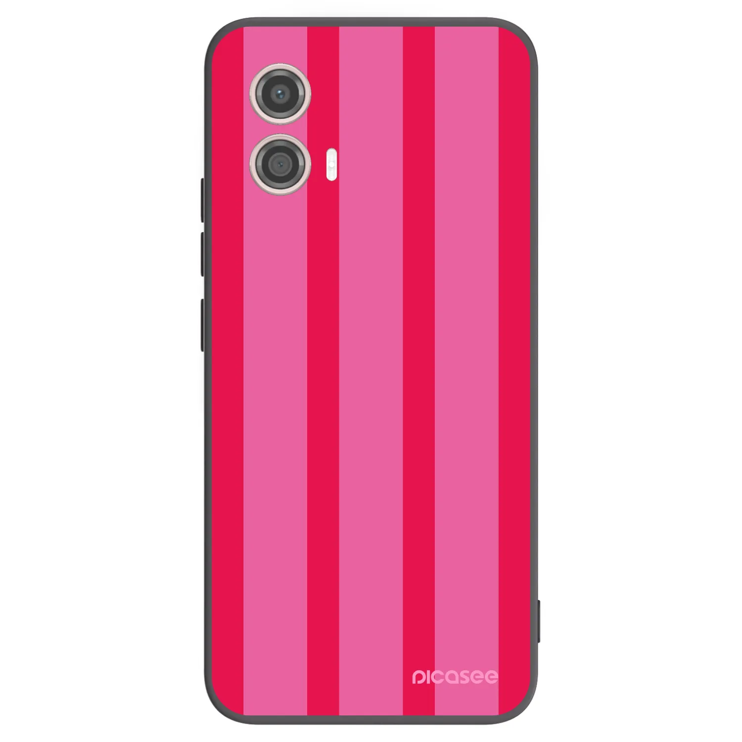 Picasee crna silikonska maskica za Motorola Moto G53 5G - Hot tropic