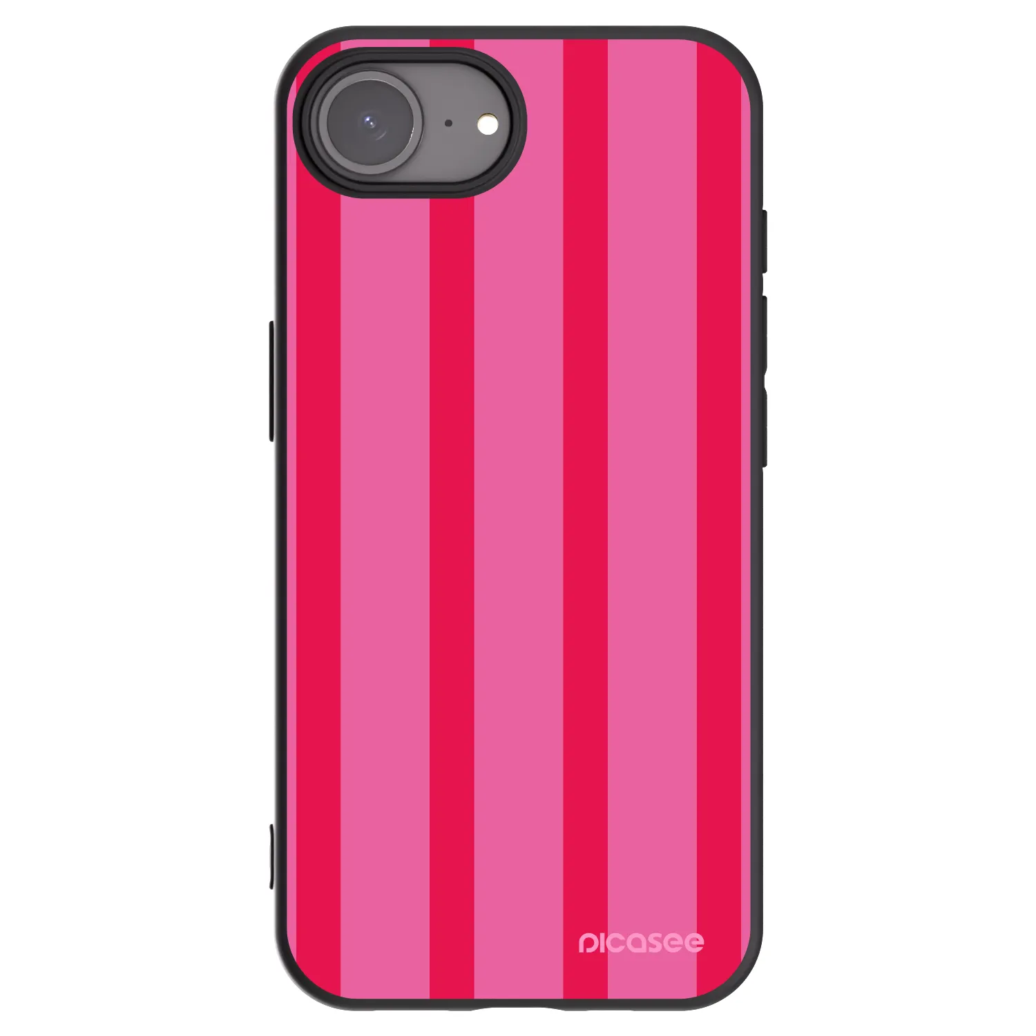 Picasee crna silikonska maskica za Apple iPhone 16e - Hot tropic