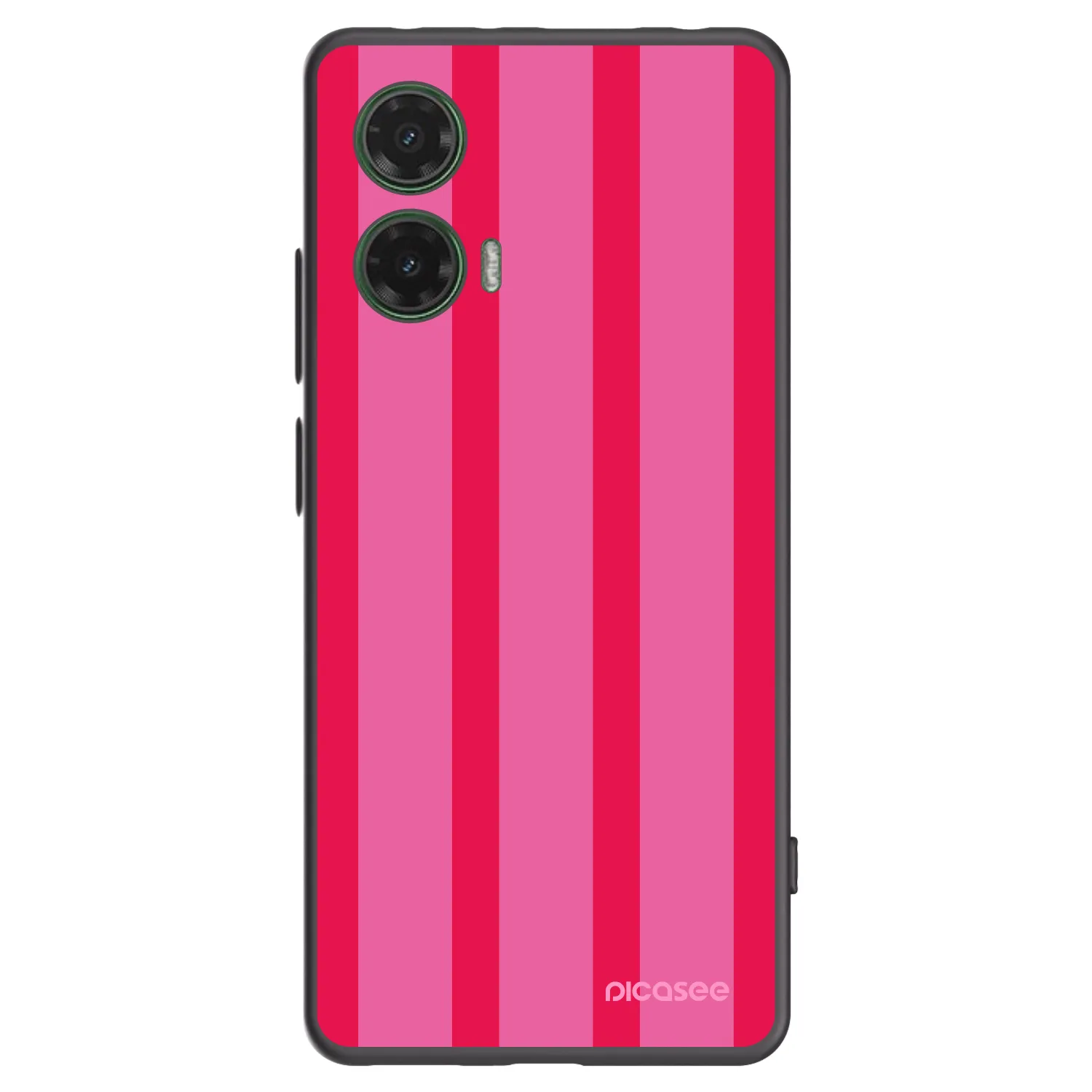 Picasee crna silikonska maskica za Motorola Moto G35 5G - Hot tropic