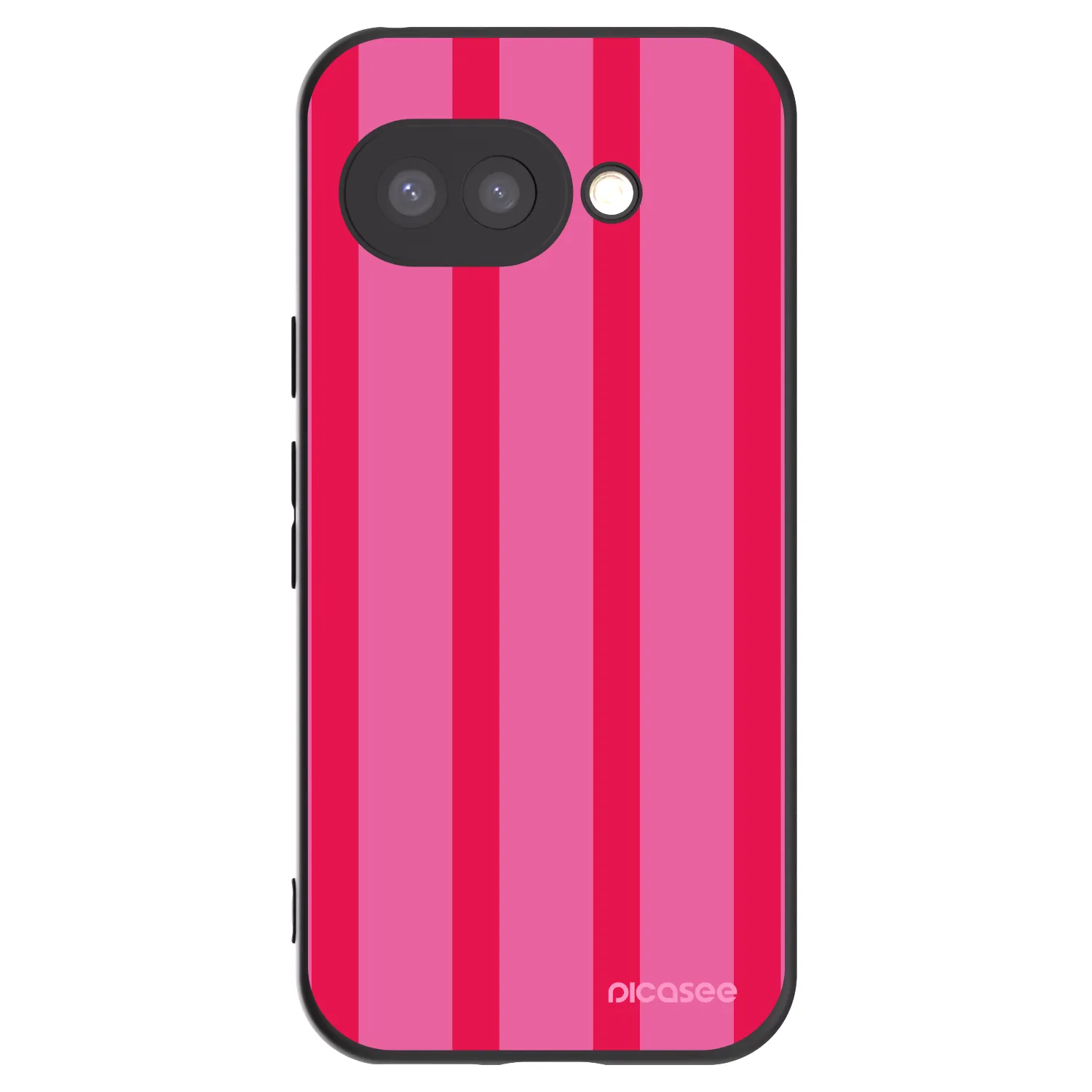 Picasee crna silikonska maskica za Google Pixel 9a - Hot tropic