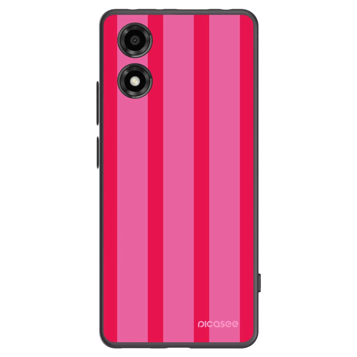Picasee crna silikonska maskica za Motorola Moto E14 - Hot tropic
