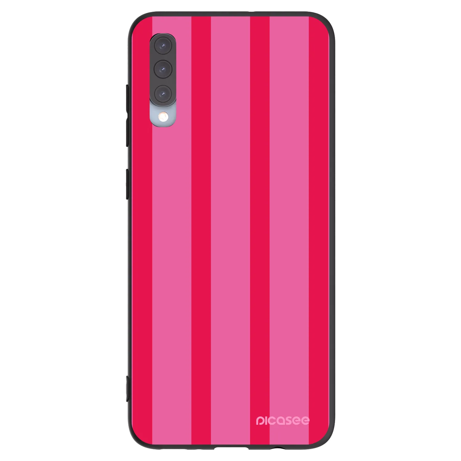 Picasee crna silikonska maskica za Samsung Galaxy A70 A705F - Hot tropic