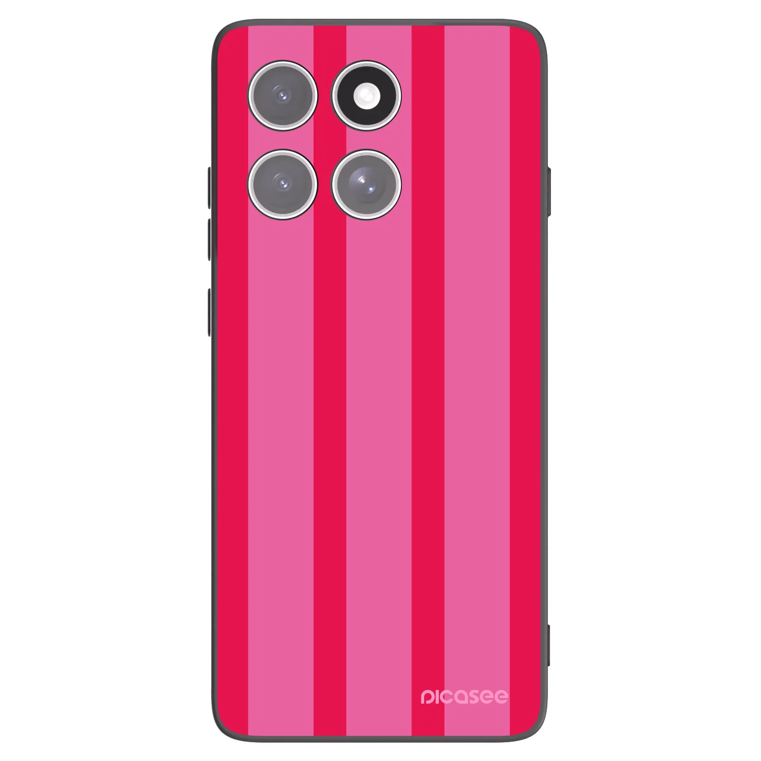 Picasee crna silikonska maskica za Motorola Edge 60 Pro - Hot tropic