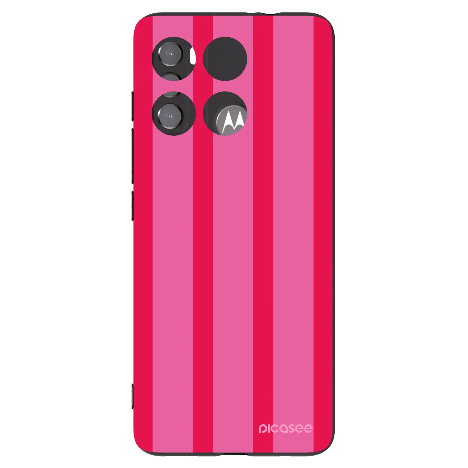 Picasee crna silikonska maskica za Motorola Edge 60 5G - Hot tropic