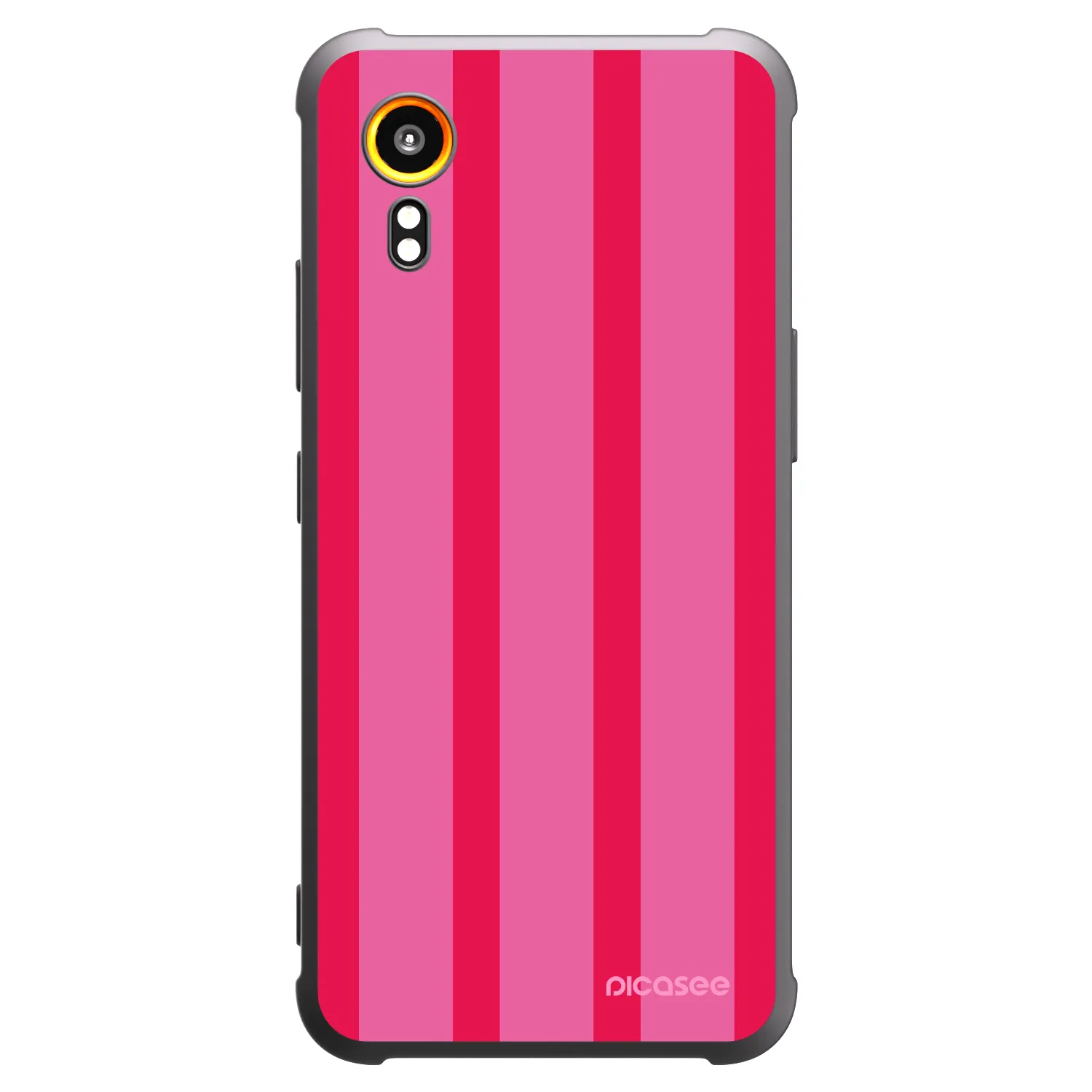 Picasee crna silikonska maskica za Samsung Galaxy XCover 7 - Hot tropic