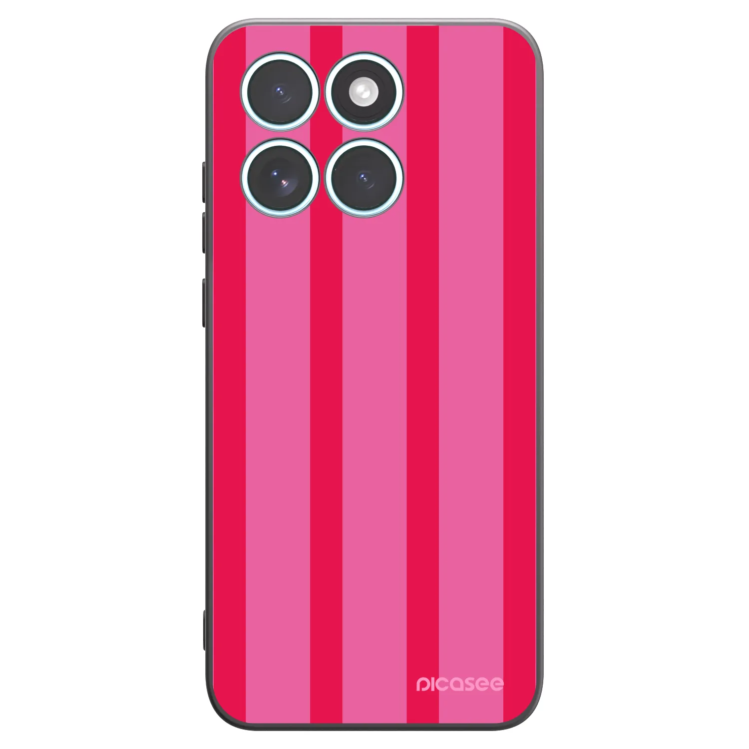 Picasee crna silikonska maskica za Motorola Edge 70 Fusion - Hot tropic