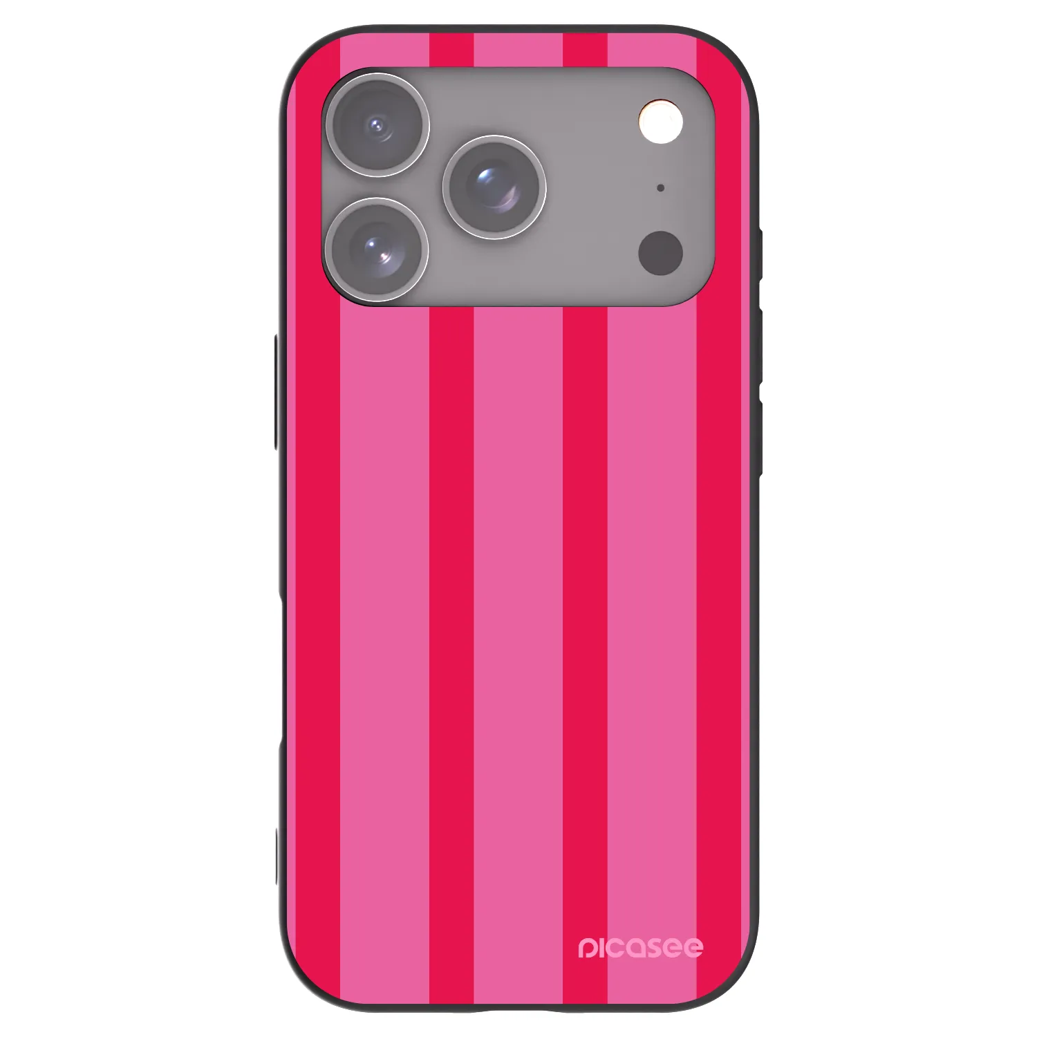Picasee crna silikonska maskica za Apple iPhone 18 Pro - Hot tropic