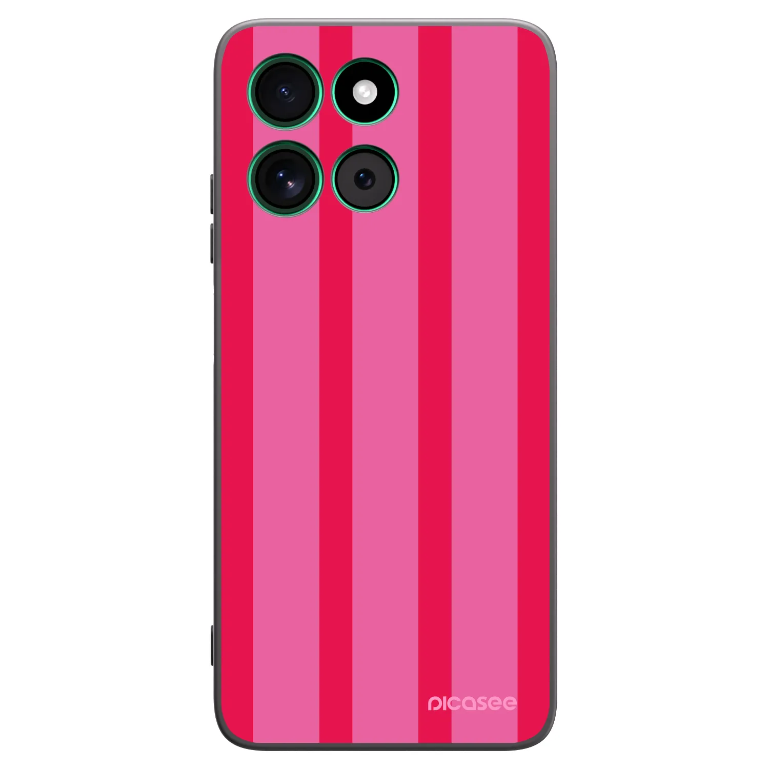 Picasee crna silikonska maskica za Motorola Moto G57 Power - Hot tropic