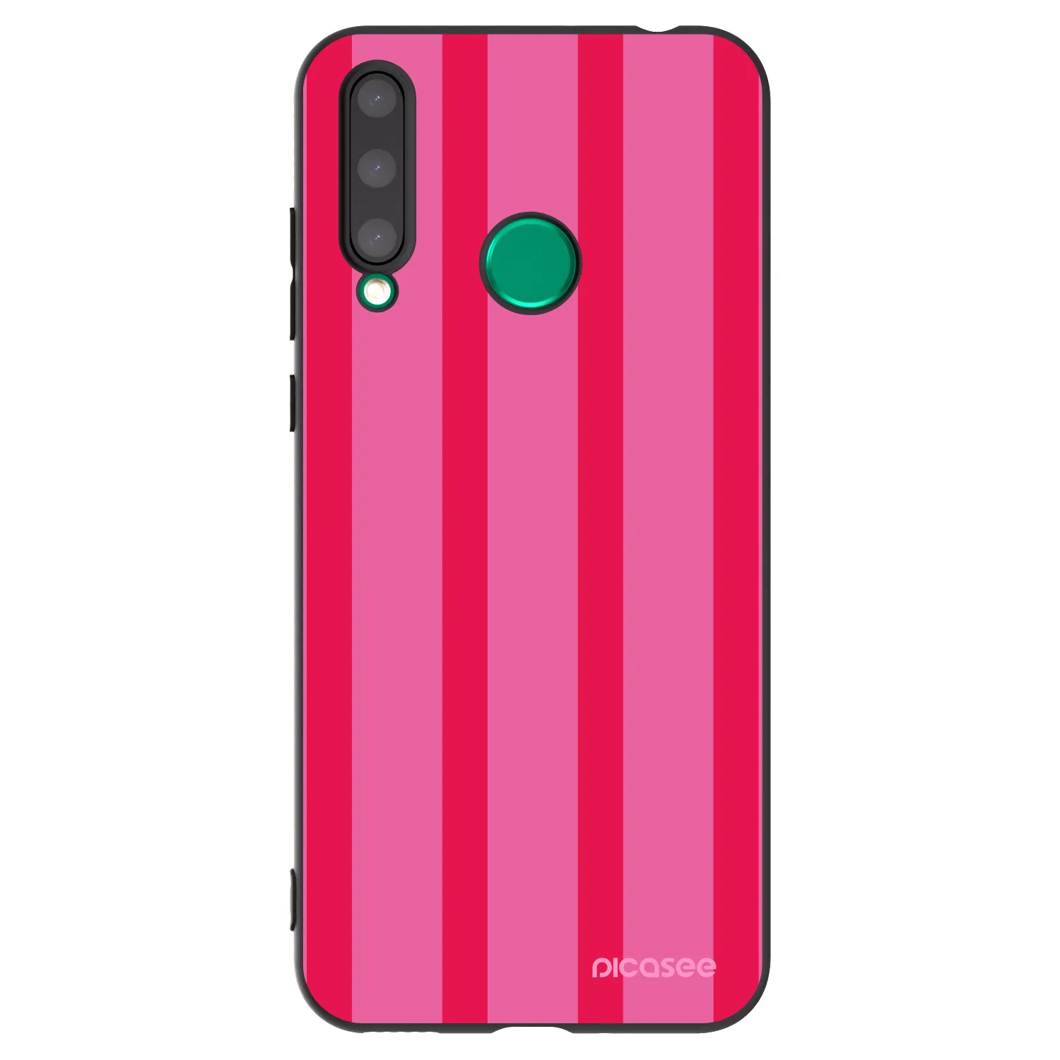 Picasee crna silikonska maskica za Honor 20 Lite - Hot tropic