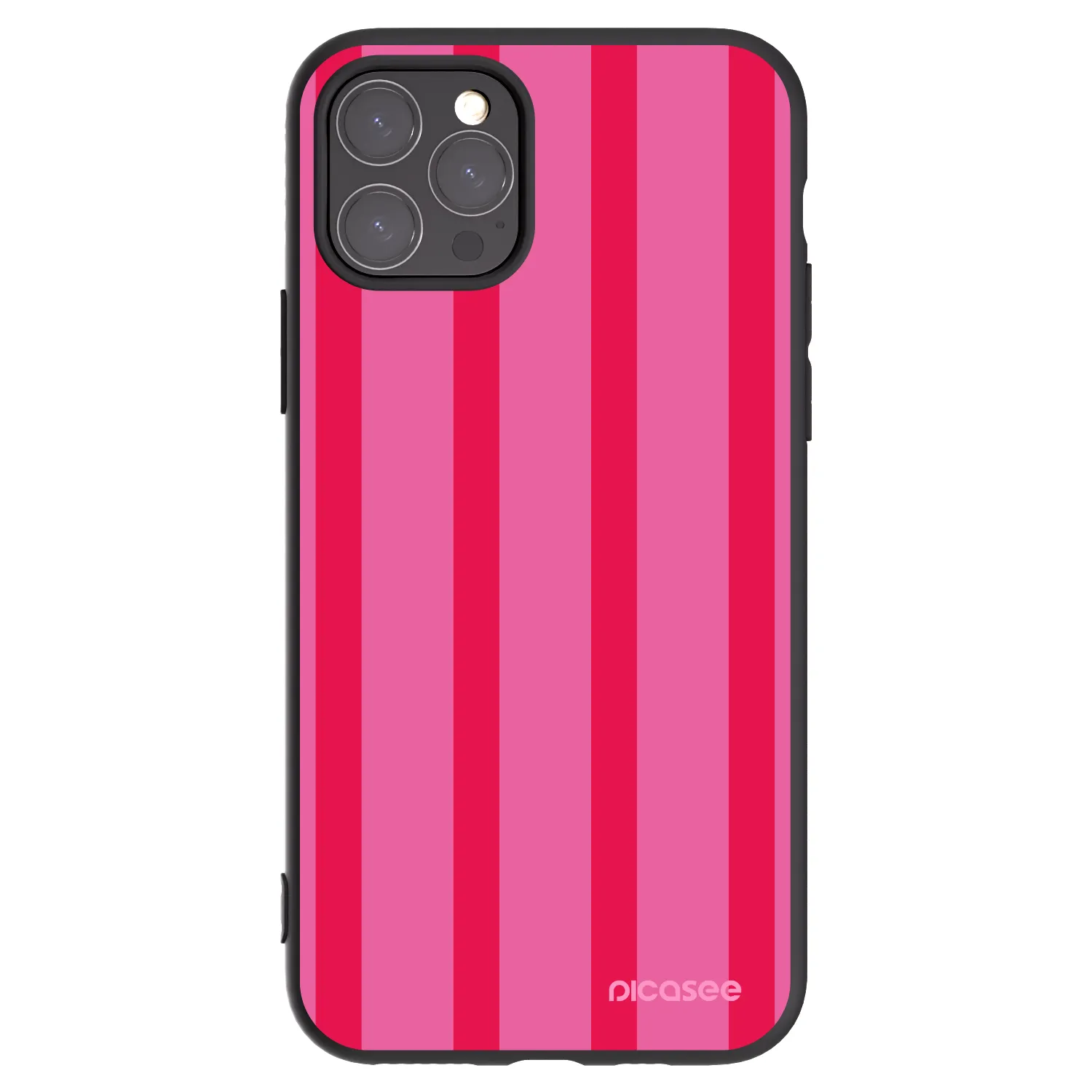 Picasee crna silikonska maskica za Apple iPhone 11 Pro - Hot tropic